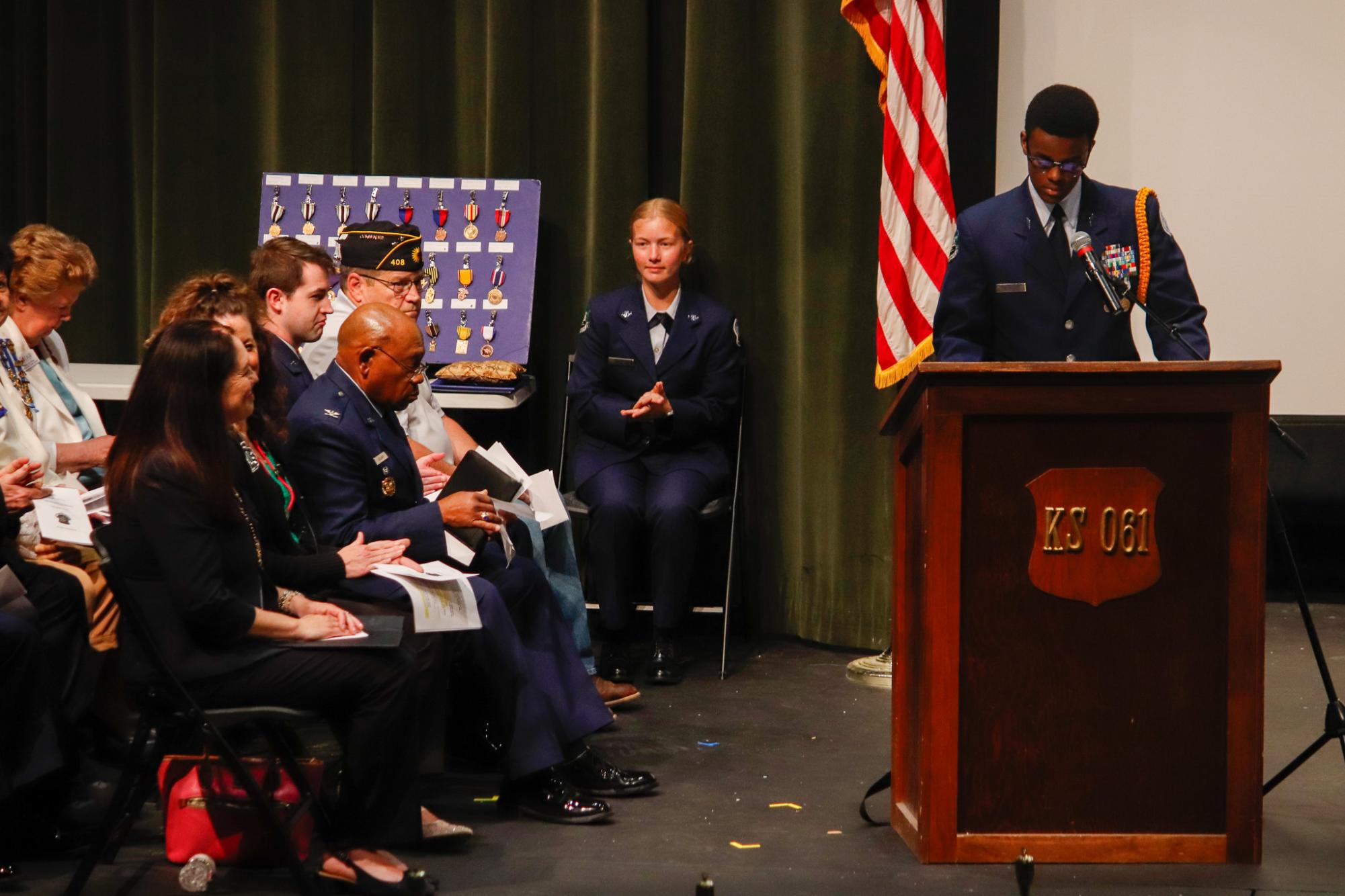 AFJROTC award ceremony (Photos by Delainey Stephenson)