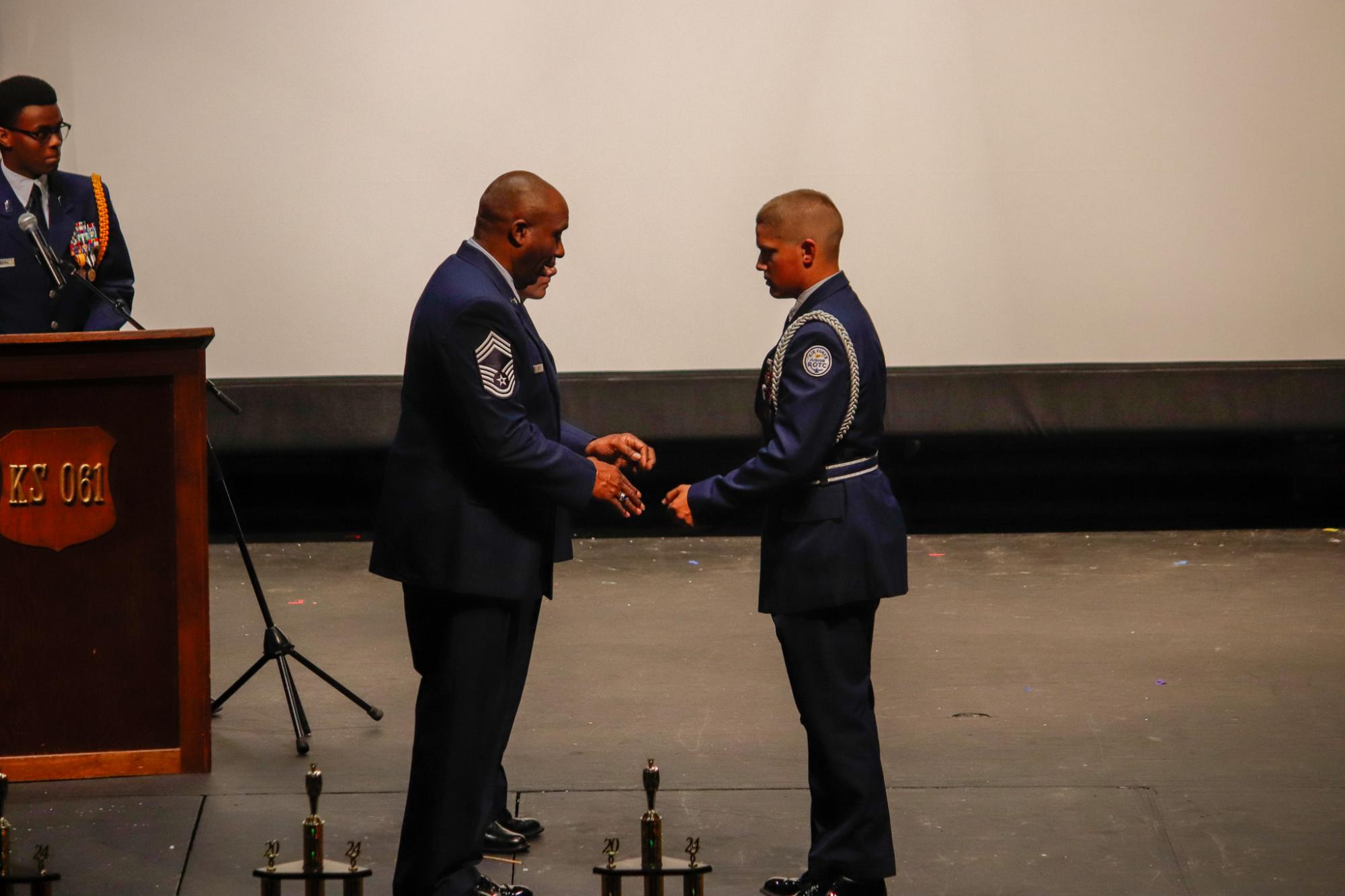 AFJROTC award ceremony (Photos by Delainey Stephenson)