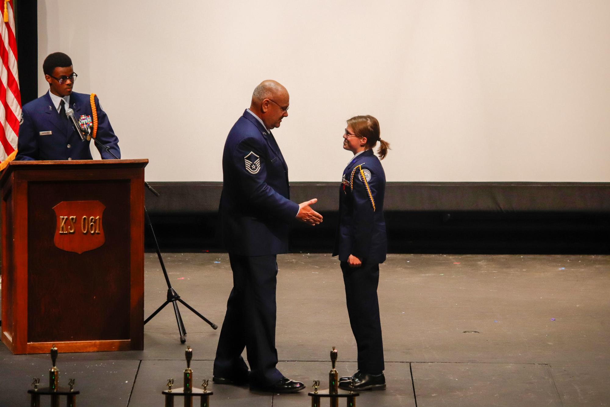 AFJROTC award ceremony (Photos by Delainey Stephenson)