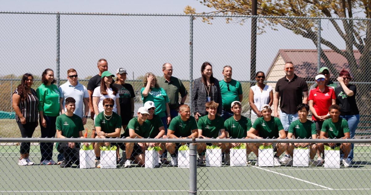 Boys Varsity Tennis Team.