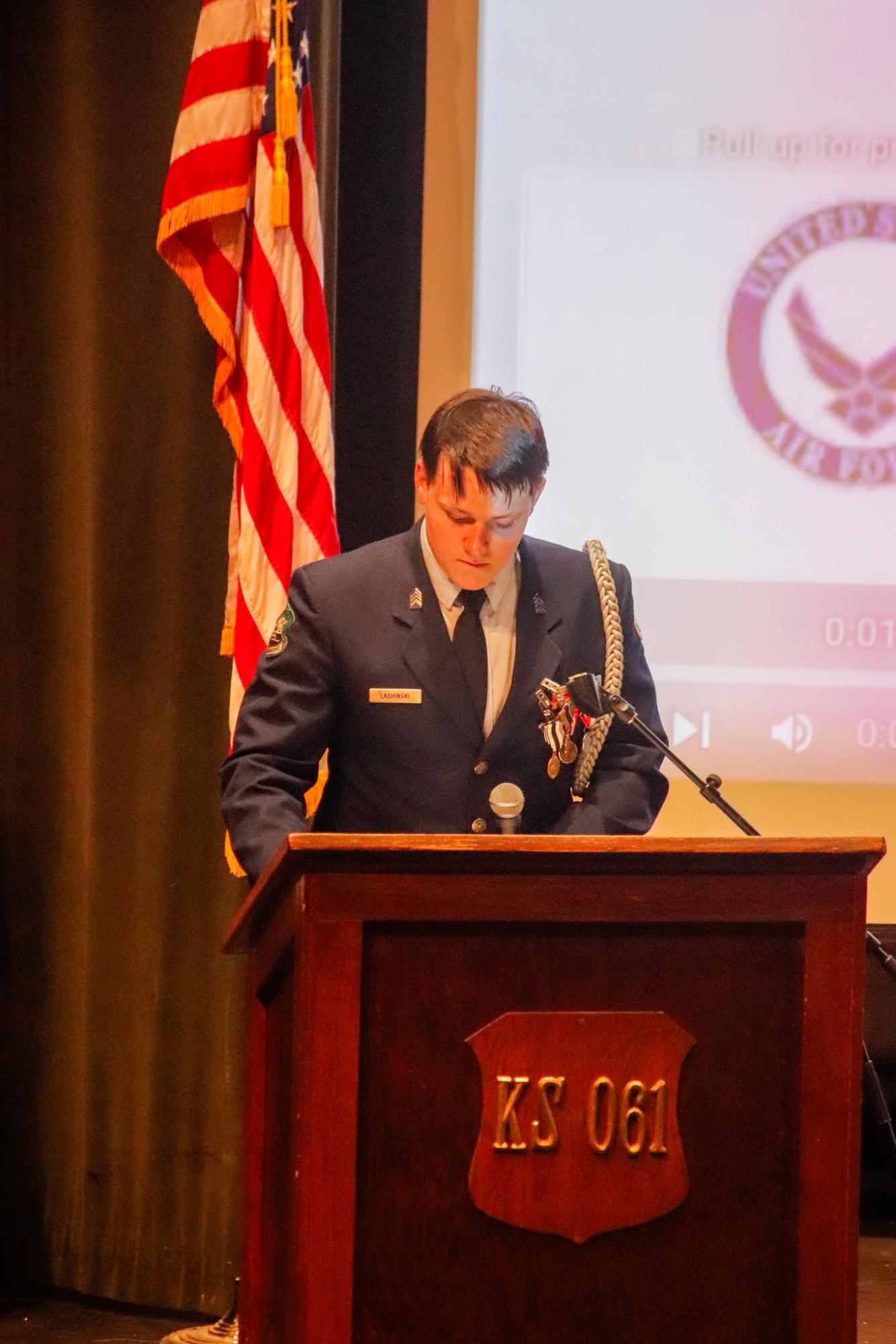 AFJROTC award ceremony (Photos by Delainey Stephenson)