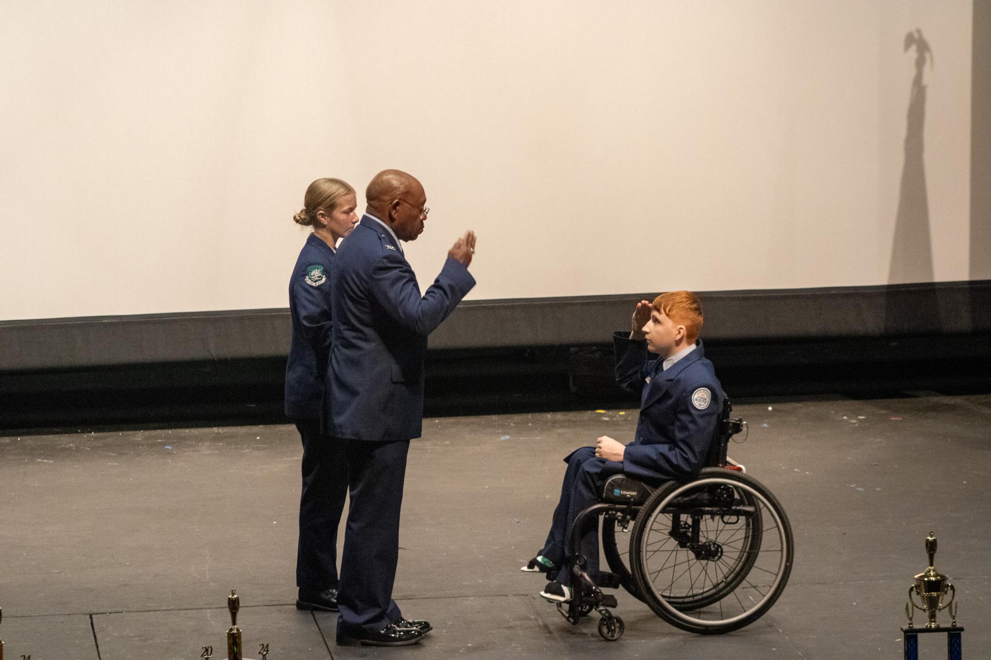 AFJROTC awards ceremony (photos by Keeley Chance)
