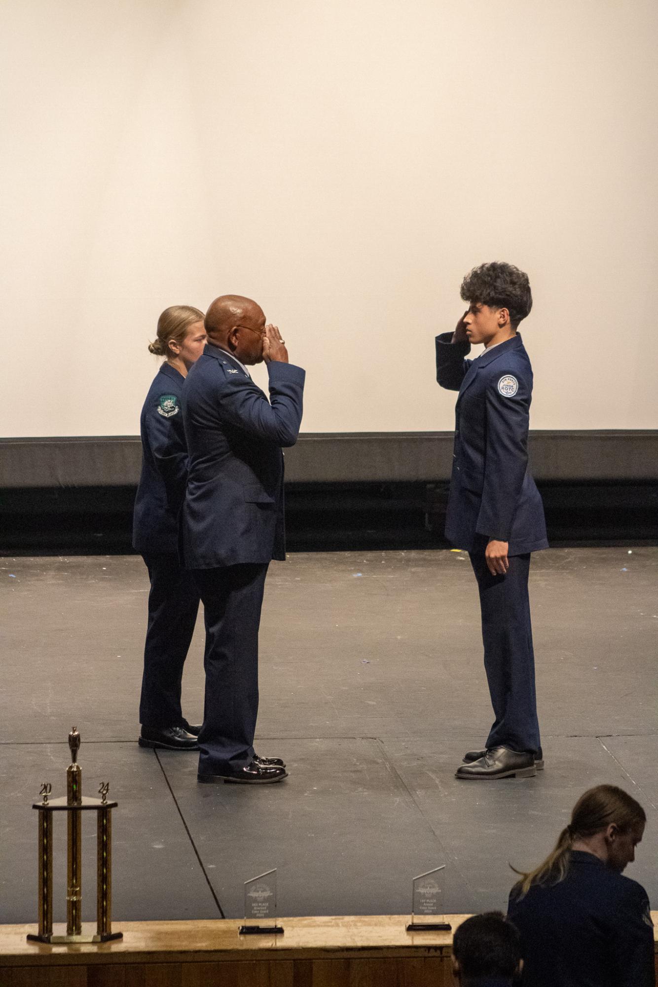 AFJROTC awards ceremony (photos by Keeley Chance)