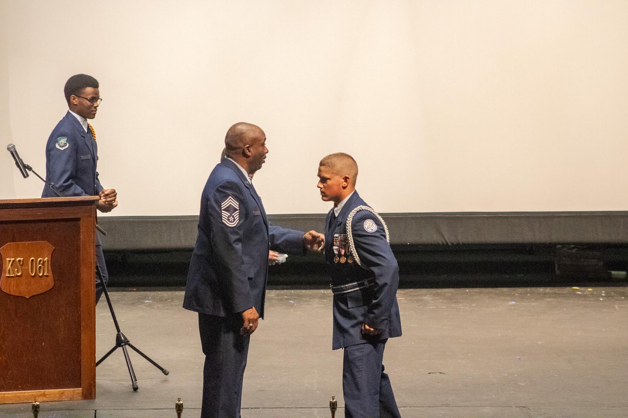 AFJROTC awards ceremony (photos by Keeley Chance)