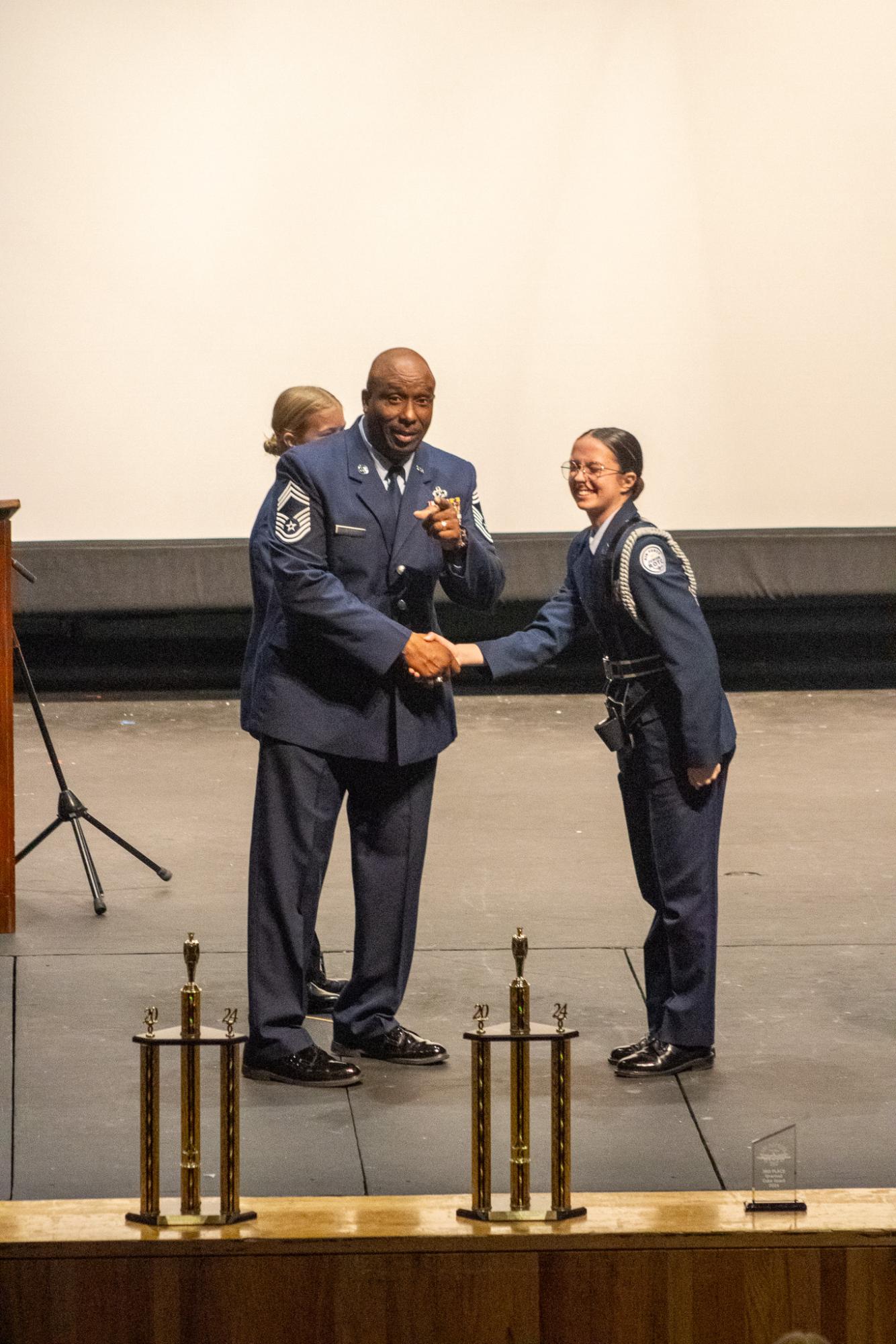 AFJROTC awards ceremony (photos by Keeley Chance)