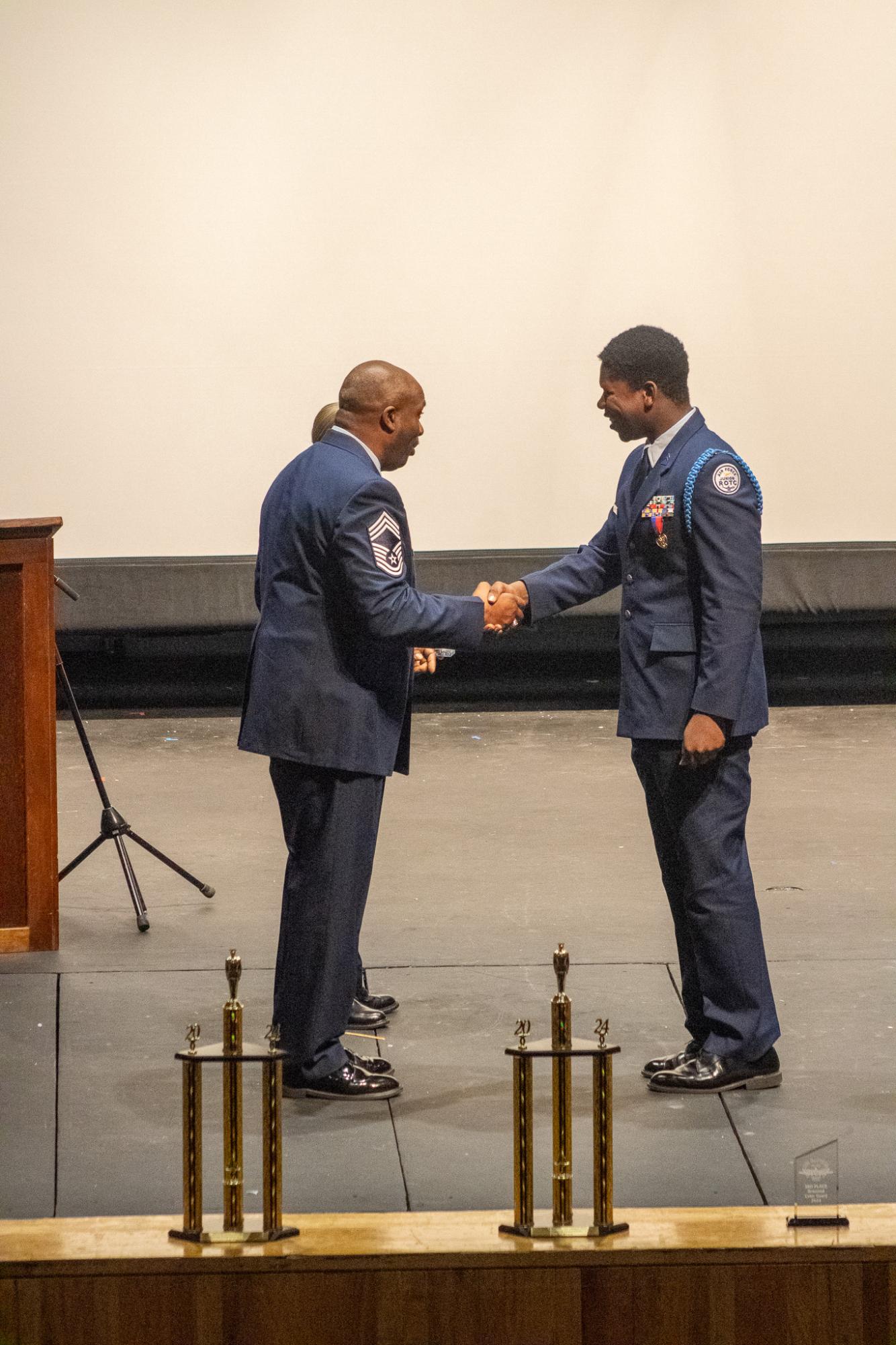 AFJROTC awards ceremony (photos by Keeley Chance)