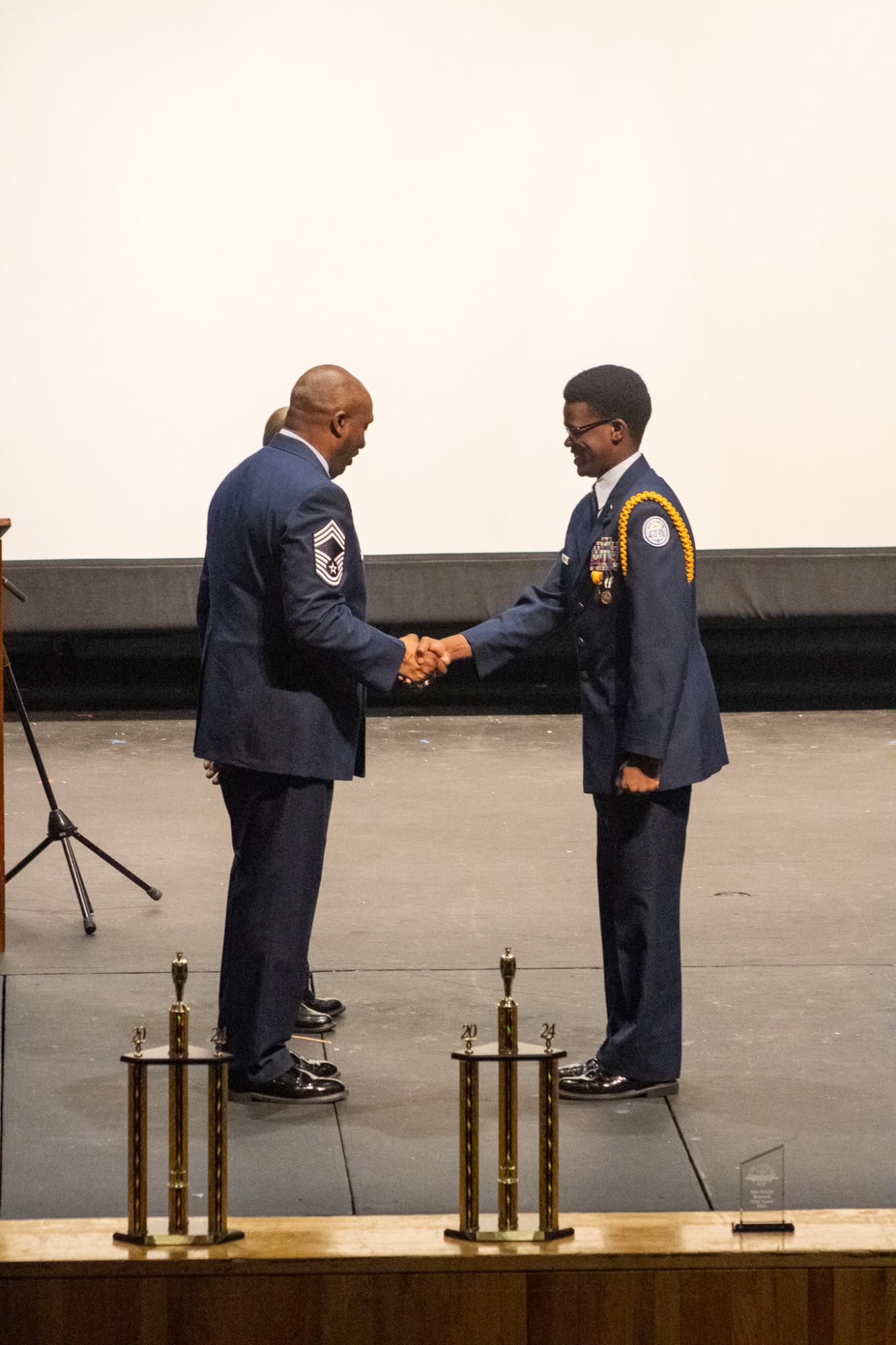 AFJROTC awards ceremony (photos by Keeley Chance)