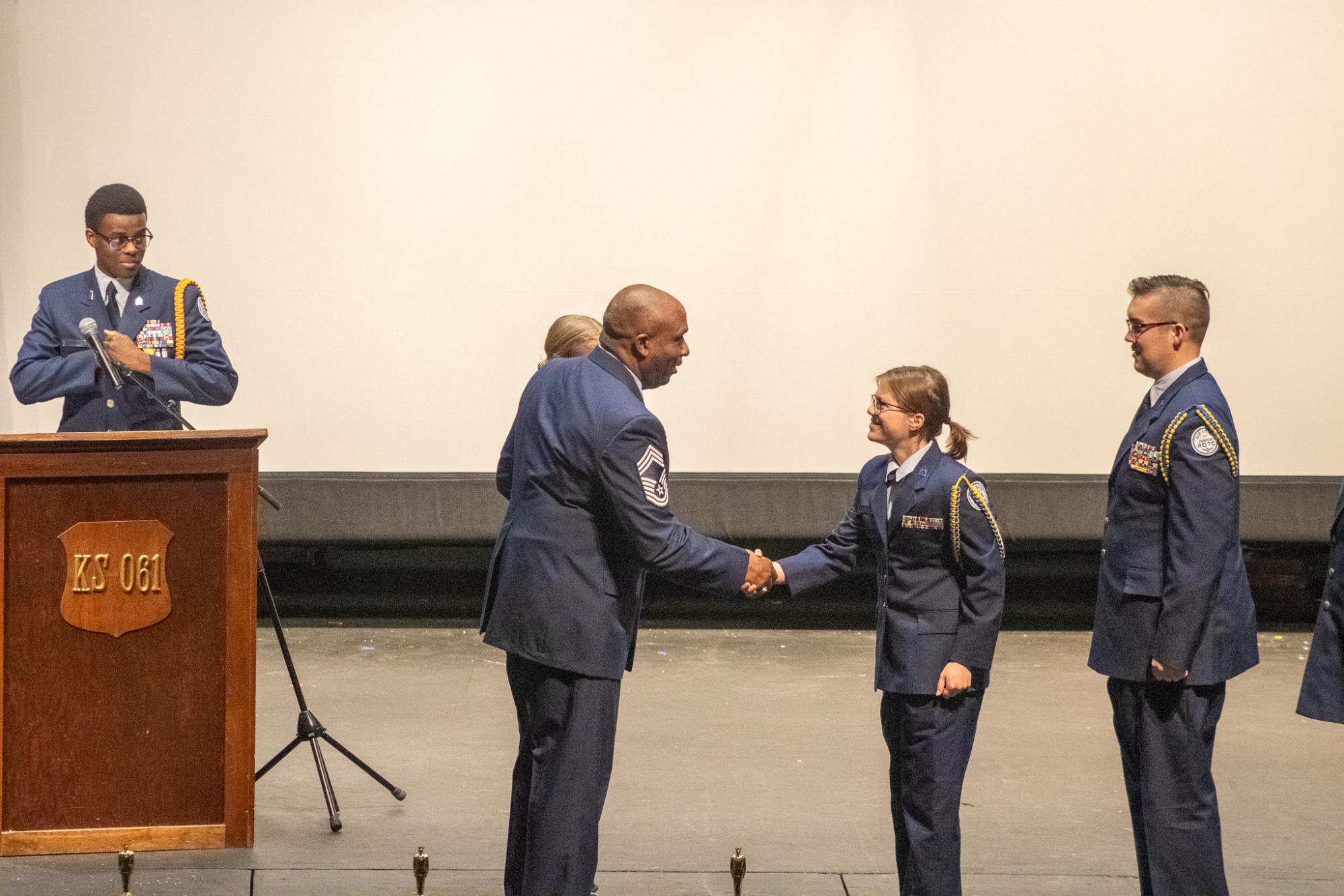 AFJROTC awards ceremony (photos by Keeley Chance)