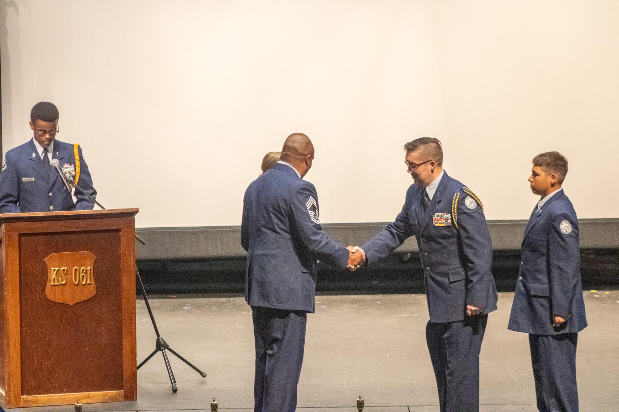 AFJROTC awards ceremony (photos by Keeley Chance)