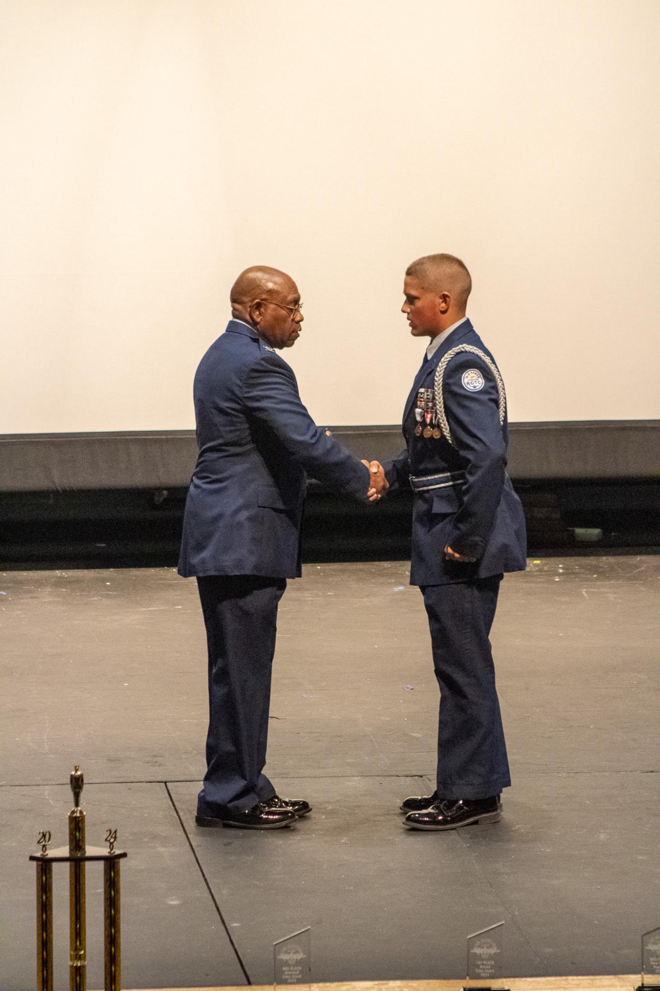 AFJROTC awards ceremony (photos by Keeley Chance)