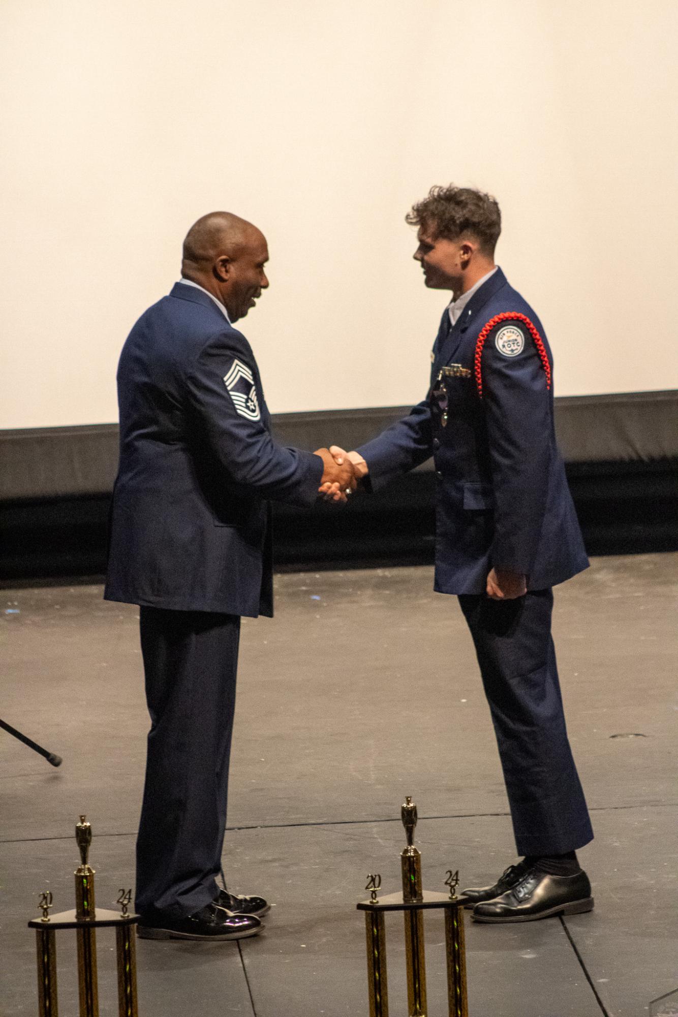AFJROTC awards ceremony (photos by Keeley Chance)