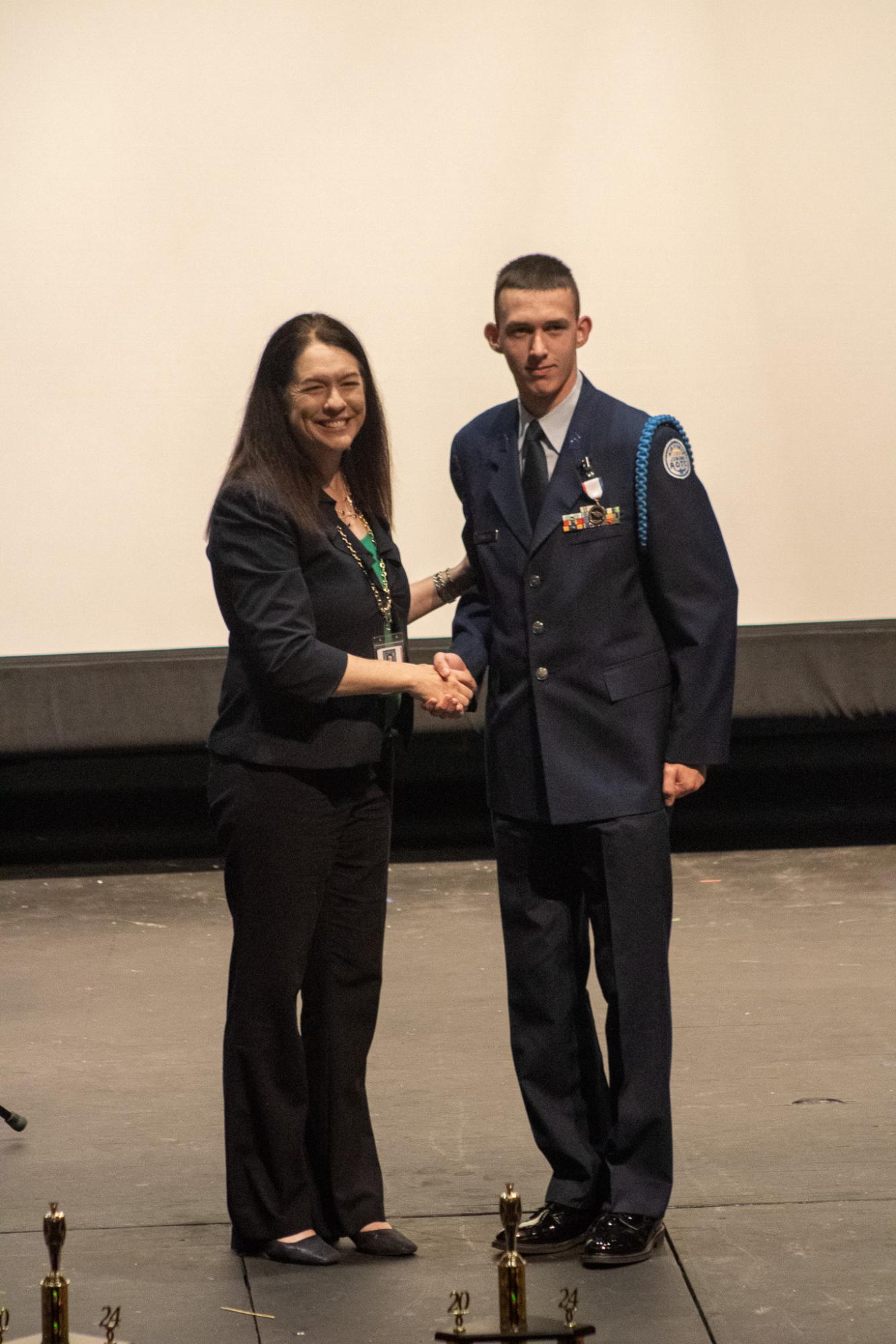 AFJROTC awards ceremony (photos by Keeley Chance)