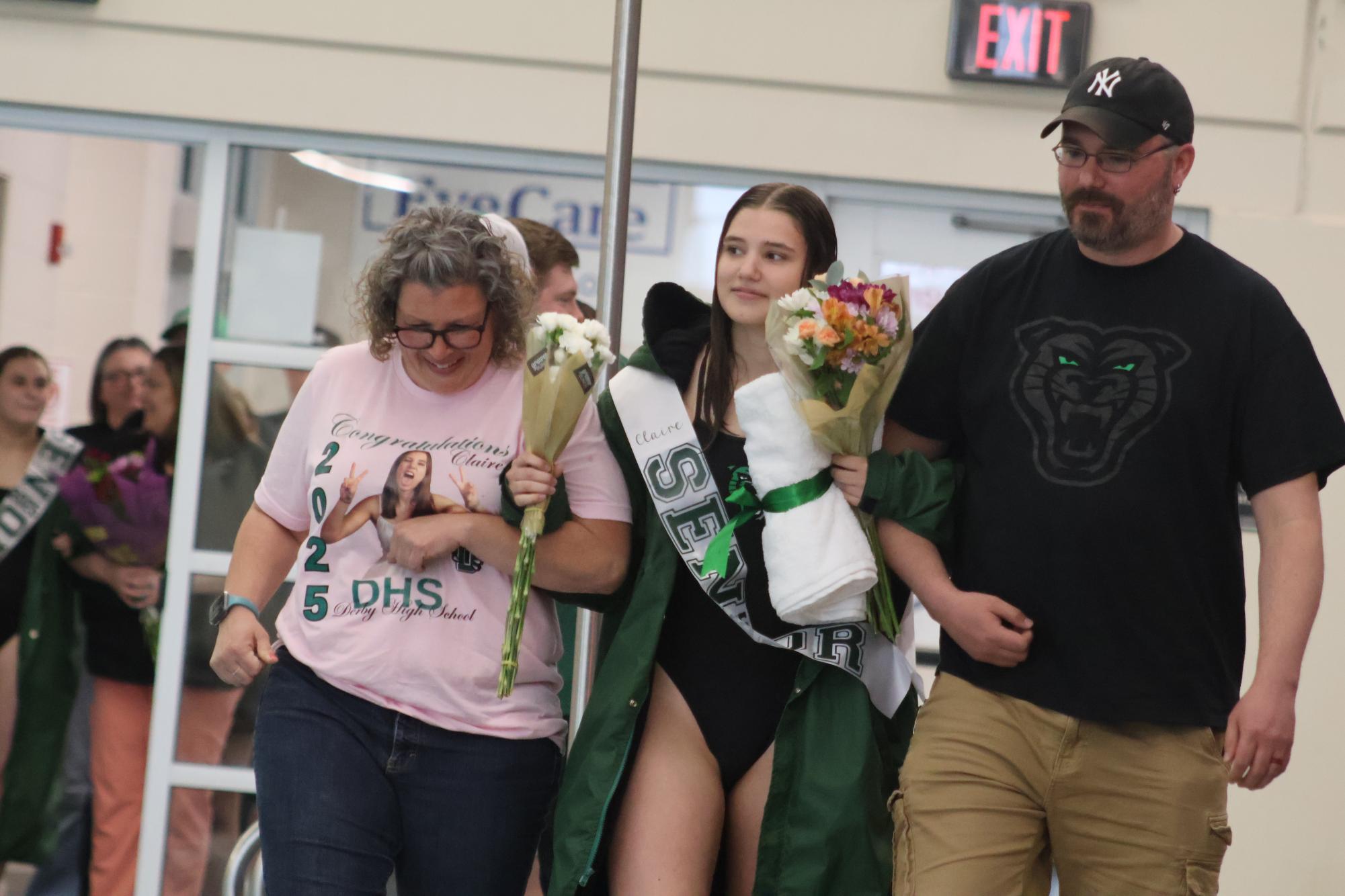 Senior night girls swim and dive (Photos by Sophia Rogers)