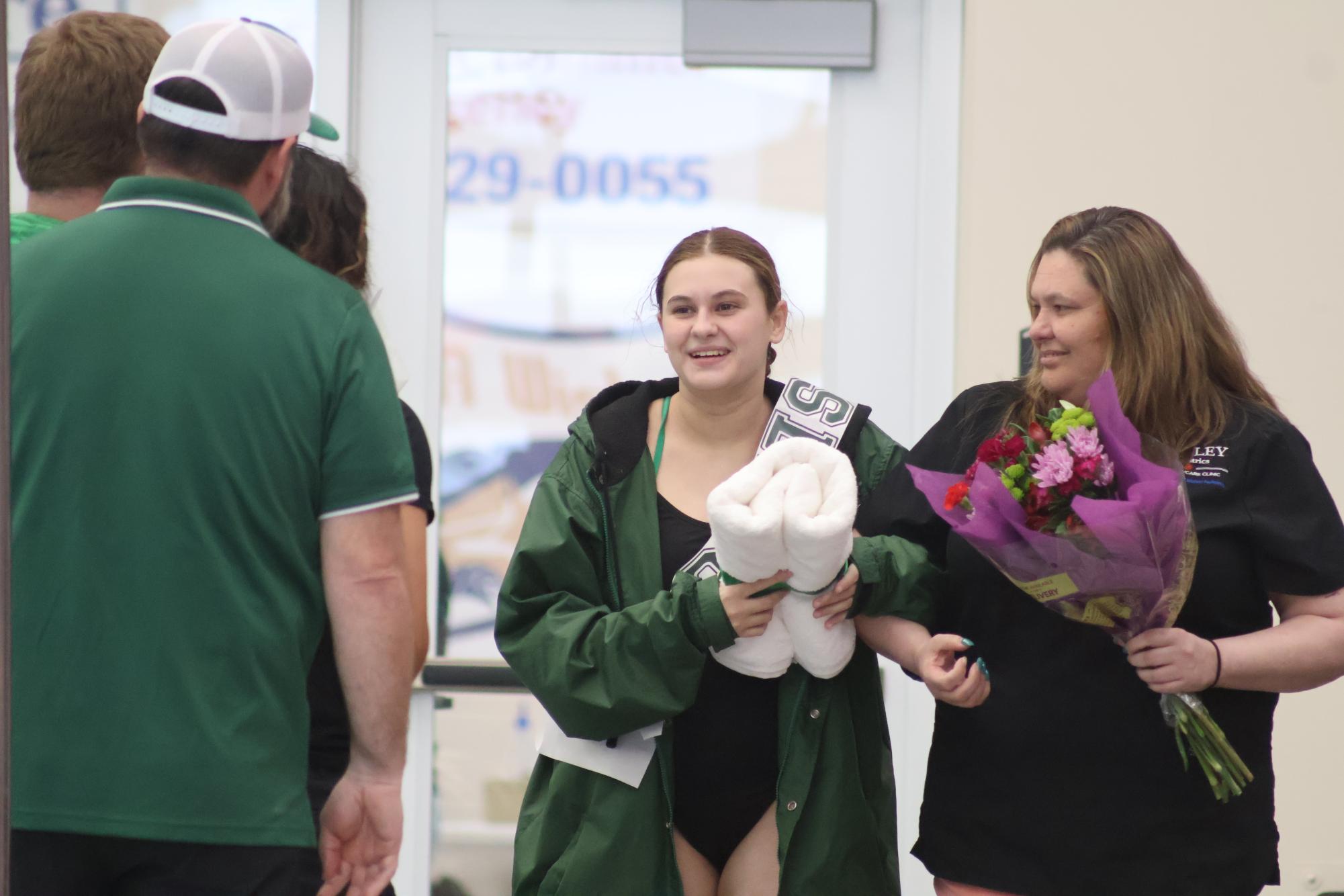 Senior night girls swim and dive (Photos by Sophia Rogers)