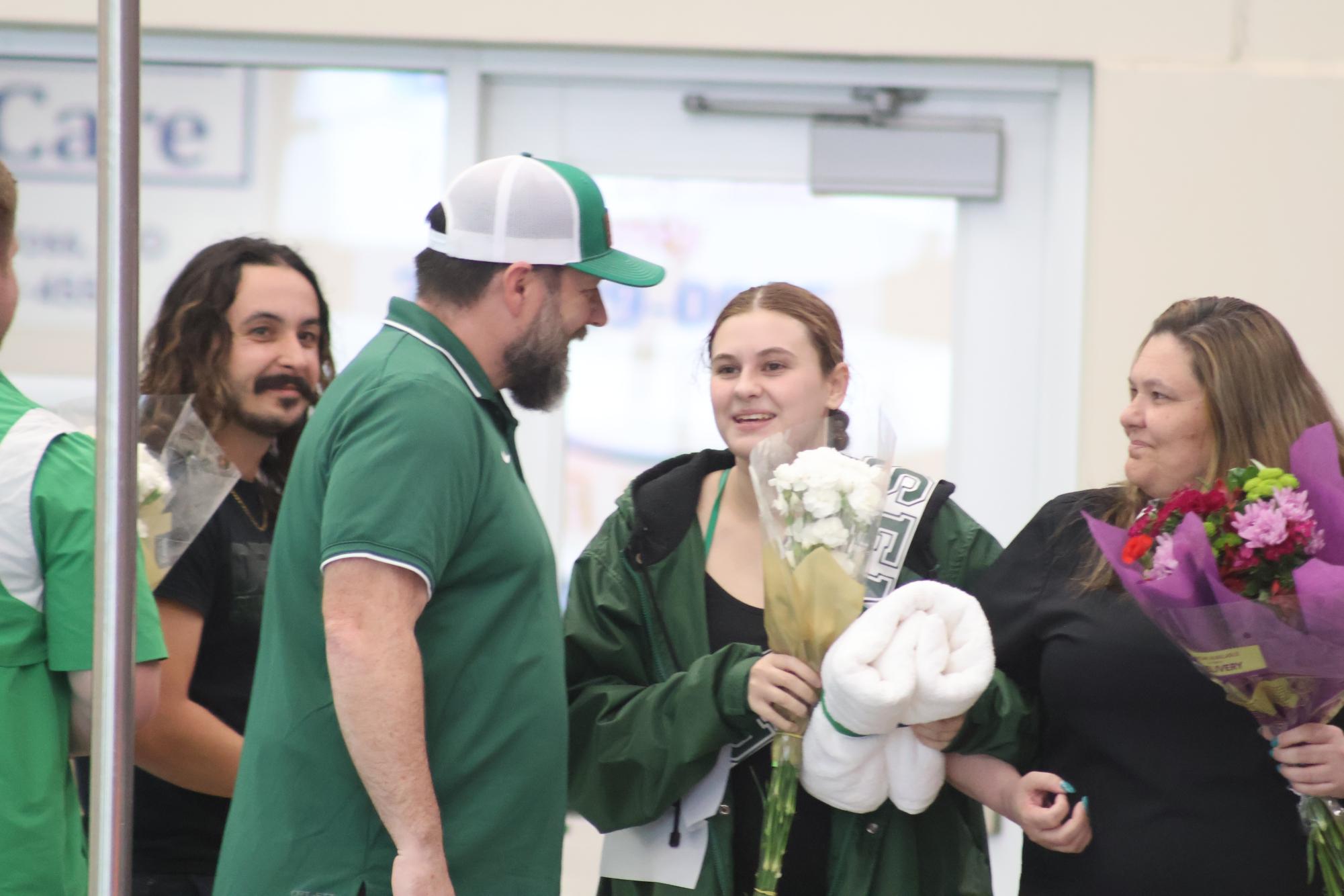 Senior night girls swim and dive (Photos by Sophia Rogers)