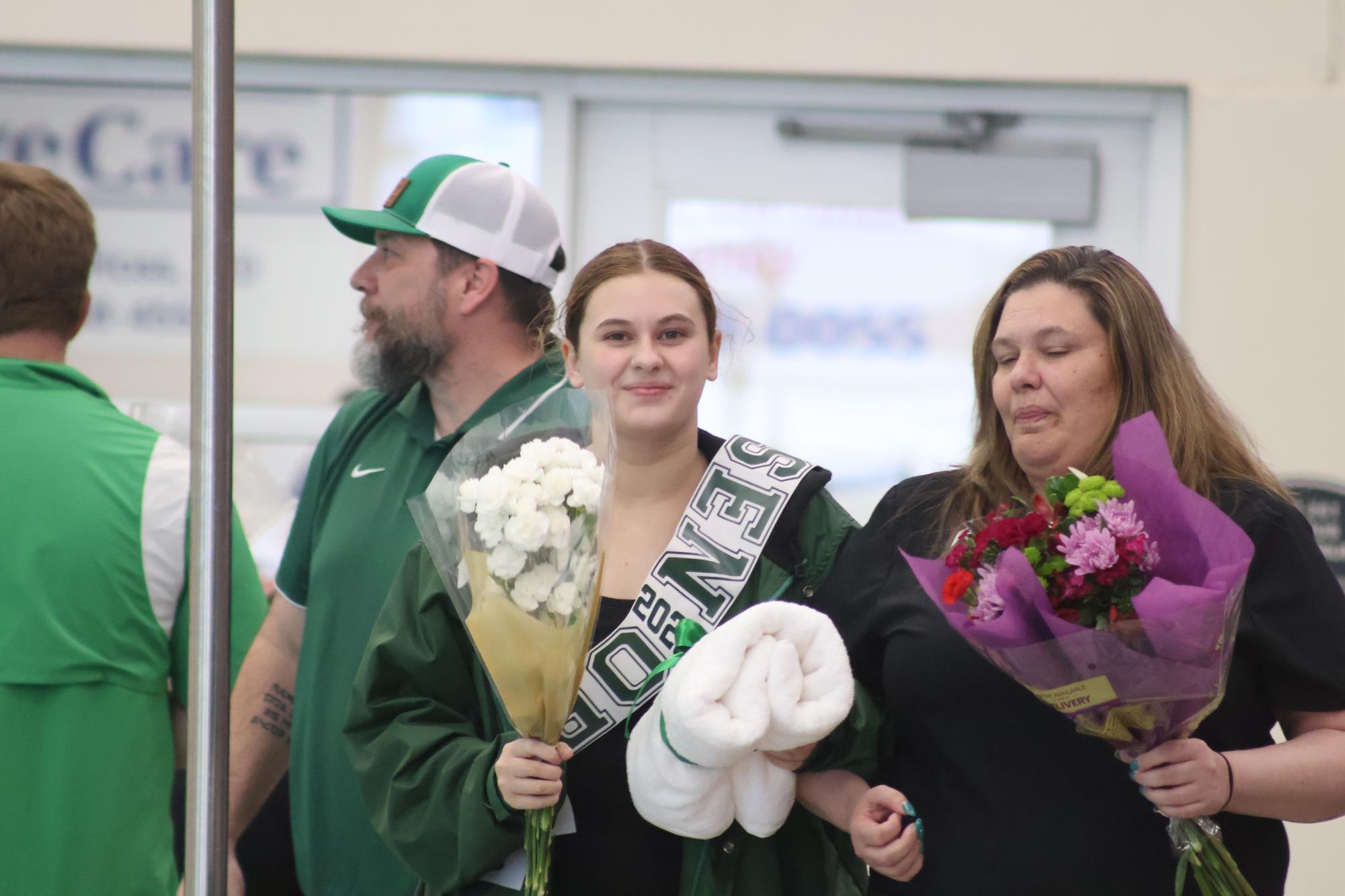 Senior night girls swim and dive (Photos by Sophia Rogers)