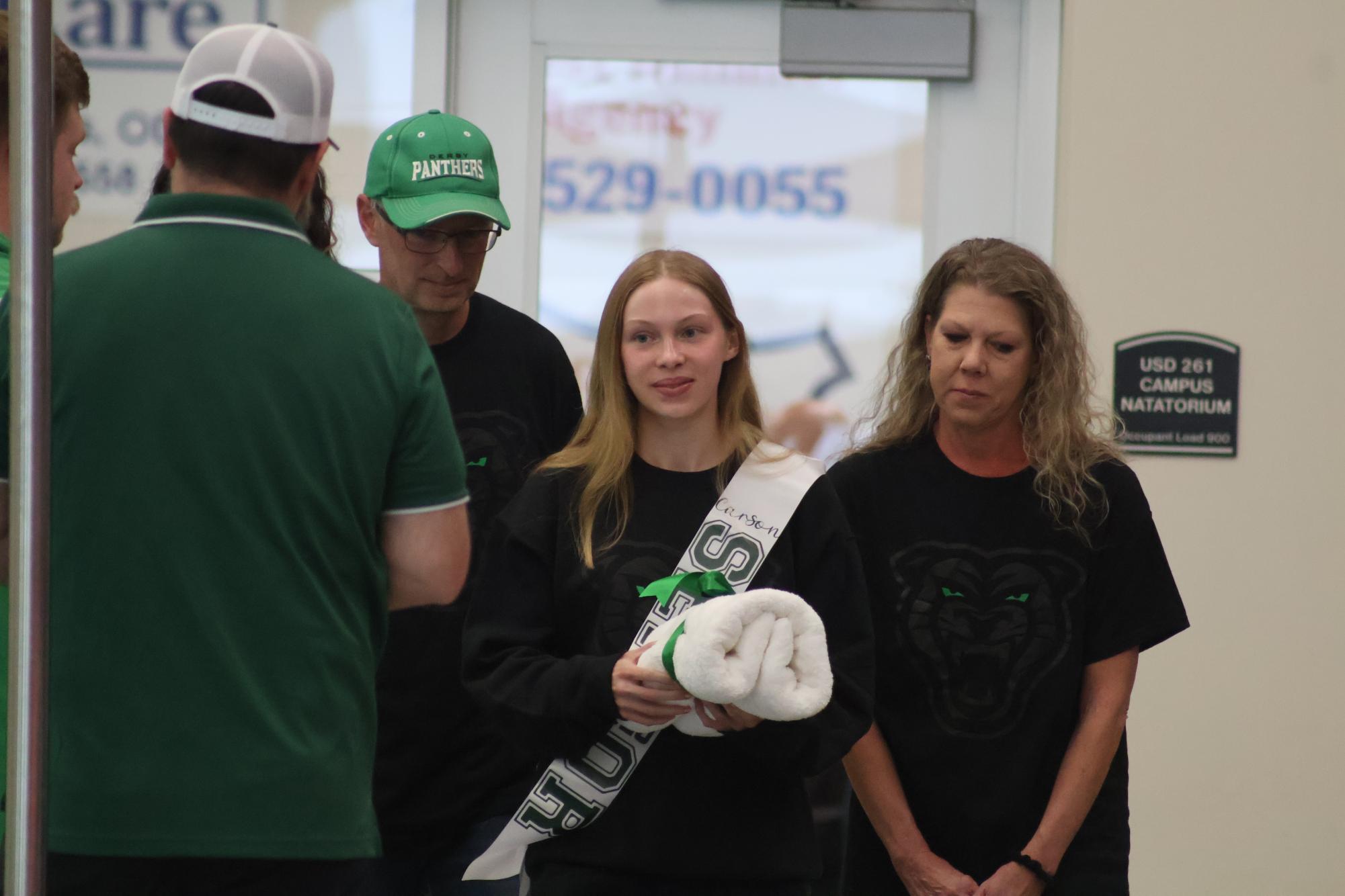 Senior night girls swim and dive (Photos by Sophia Rogers)