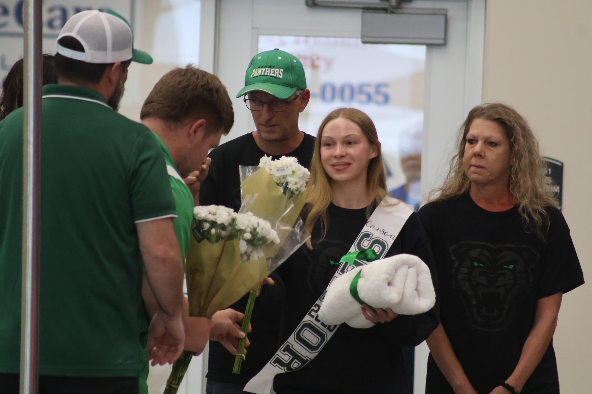 Senior night girls swim and dive (Photos by Sophia Rogers)