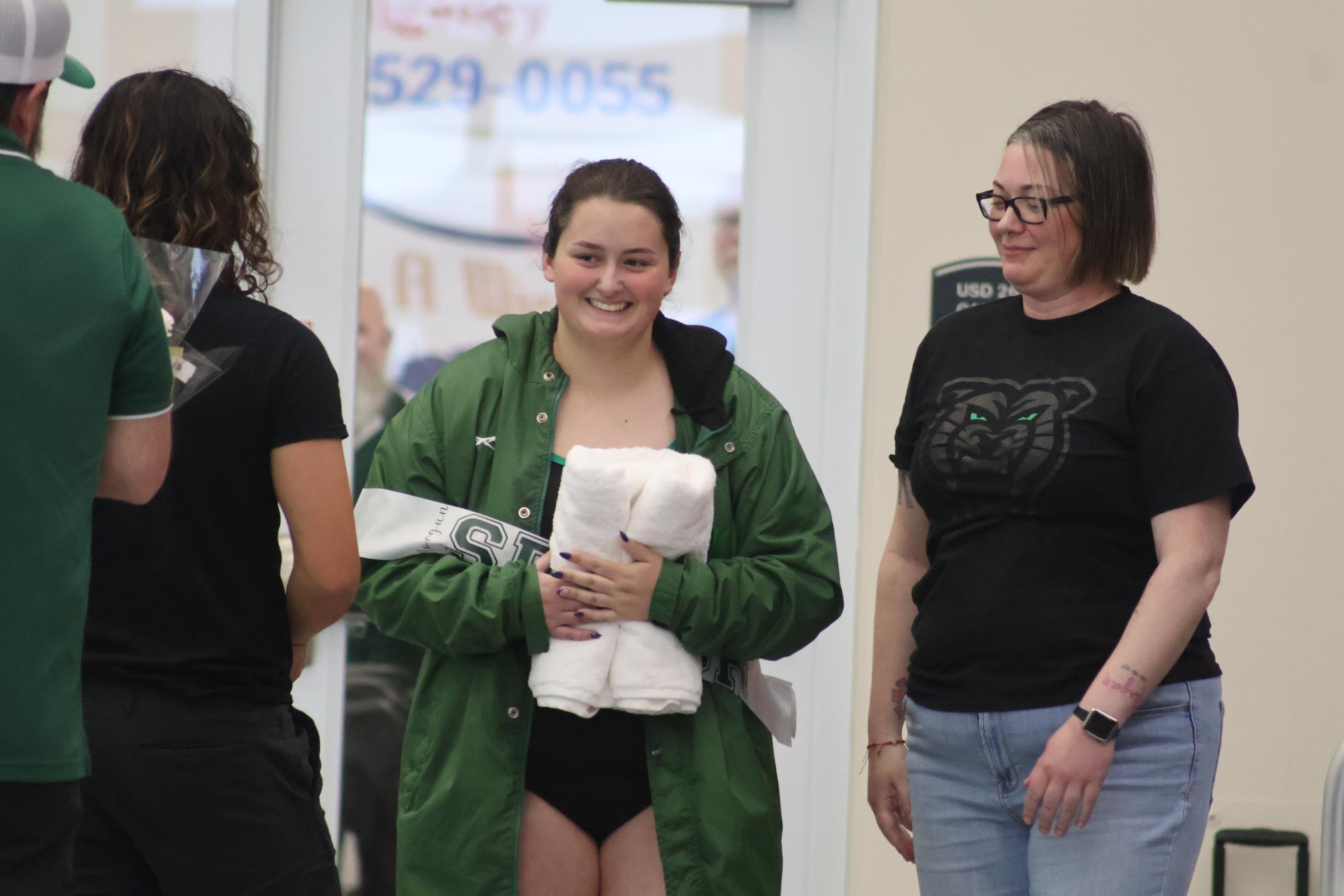 Senior night girls swim and dive (Photos by Sophia Rogers)