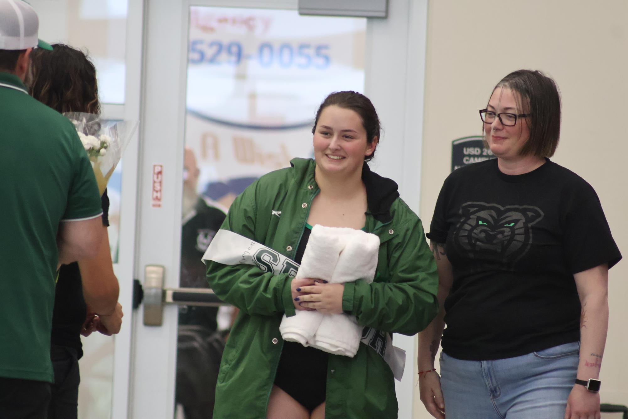 Senior night girls swim and dive (Photos by Sophia Rogers)