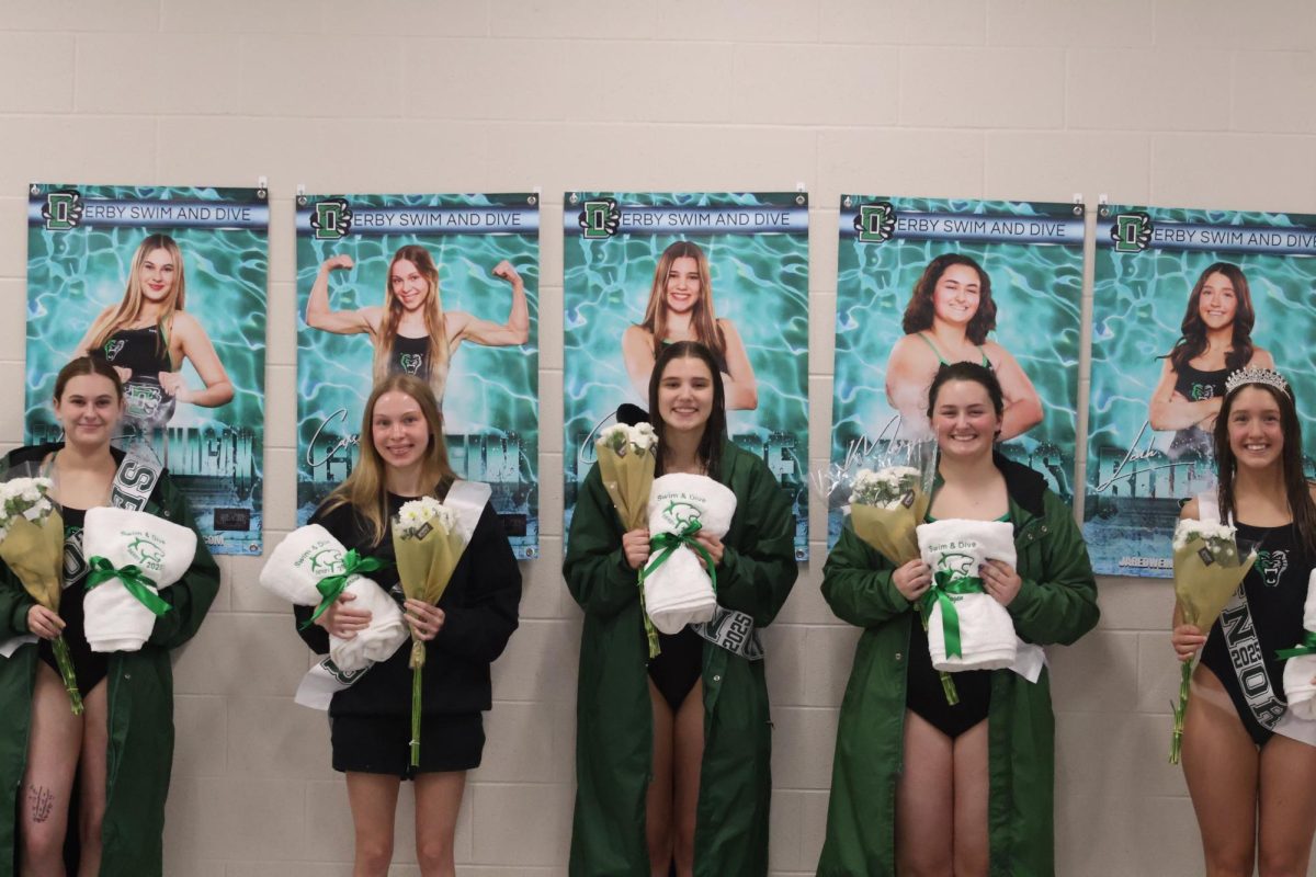 The Lady Panthers took home a victory at their senior night with a total of 511 points. Their five seniors, Claire Kilgore, Layla Essex-Flanagan, Carson Griffin, Morgan Phillips and Leah Rogers were recognized at the meet. 
