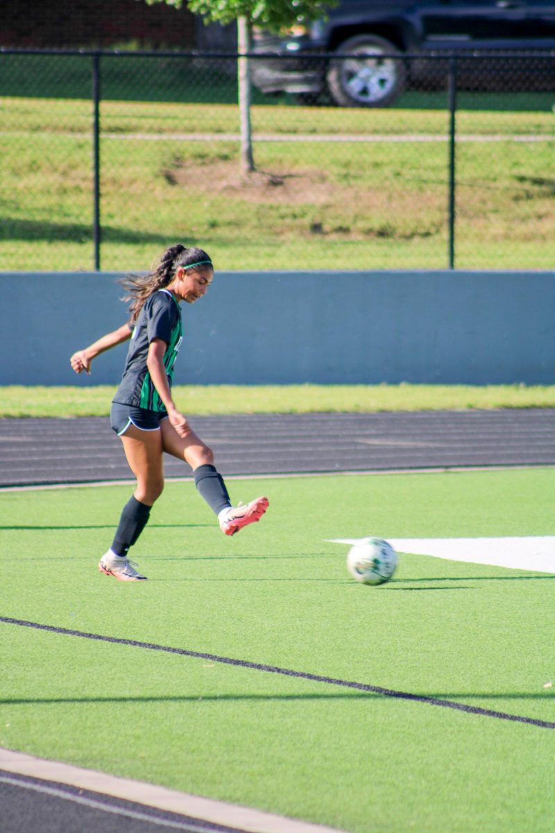 Player passes the ball to teammate.