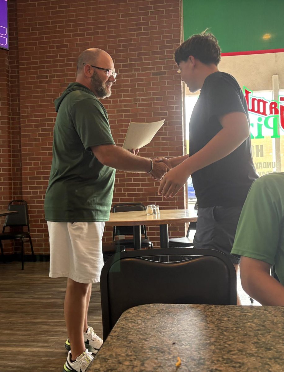 The baseball team had its banquet at Gambino's.