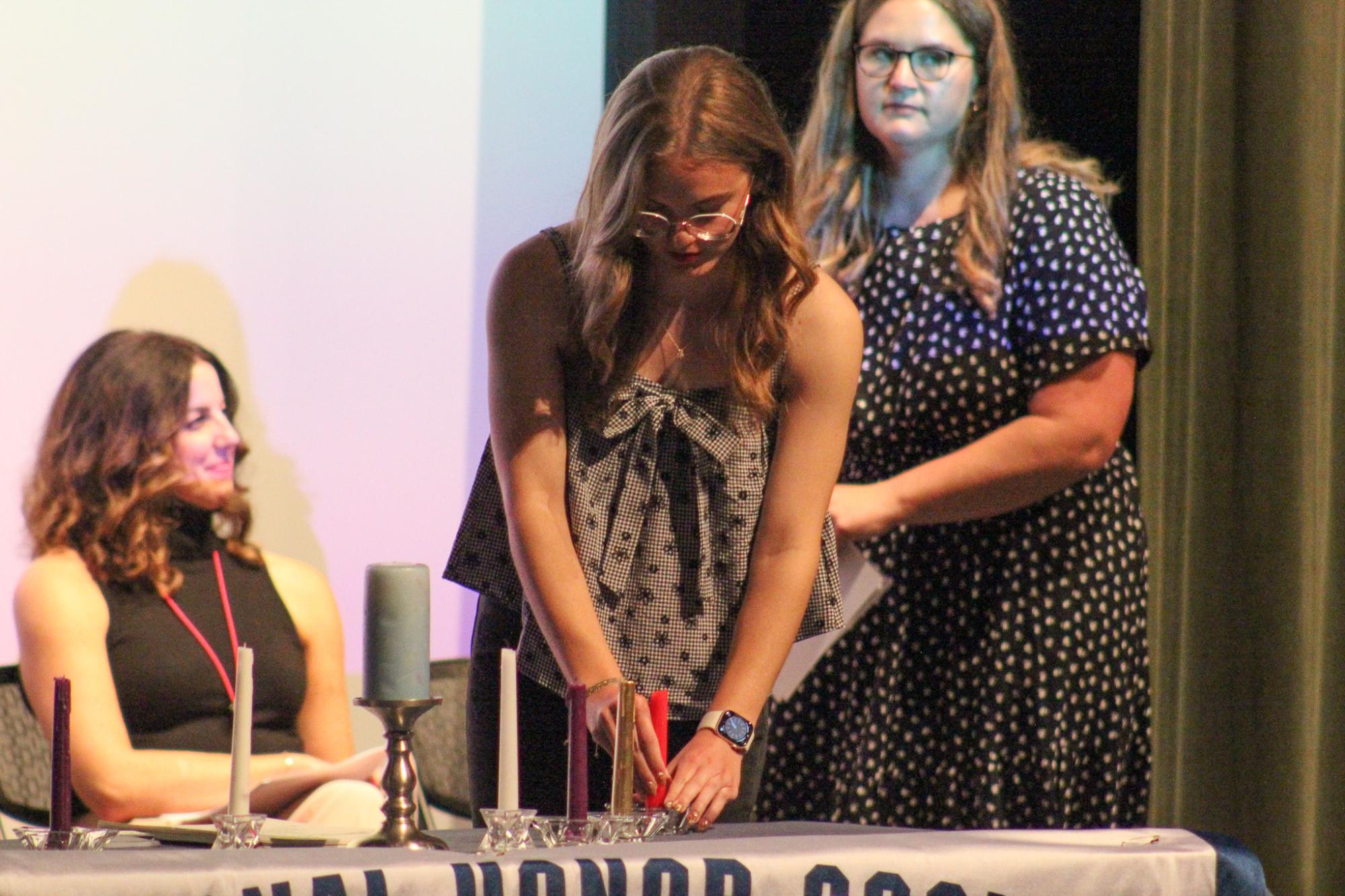 NHS Induction (Photos by Bree Stuhlsatz)