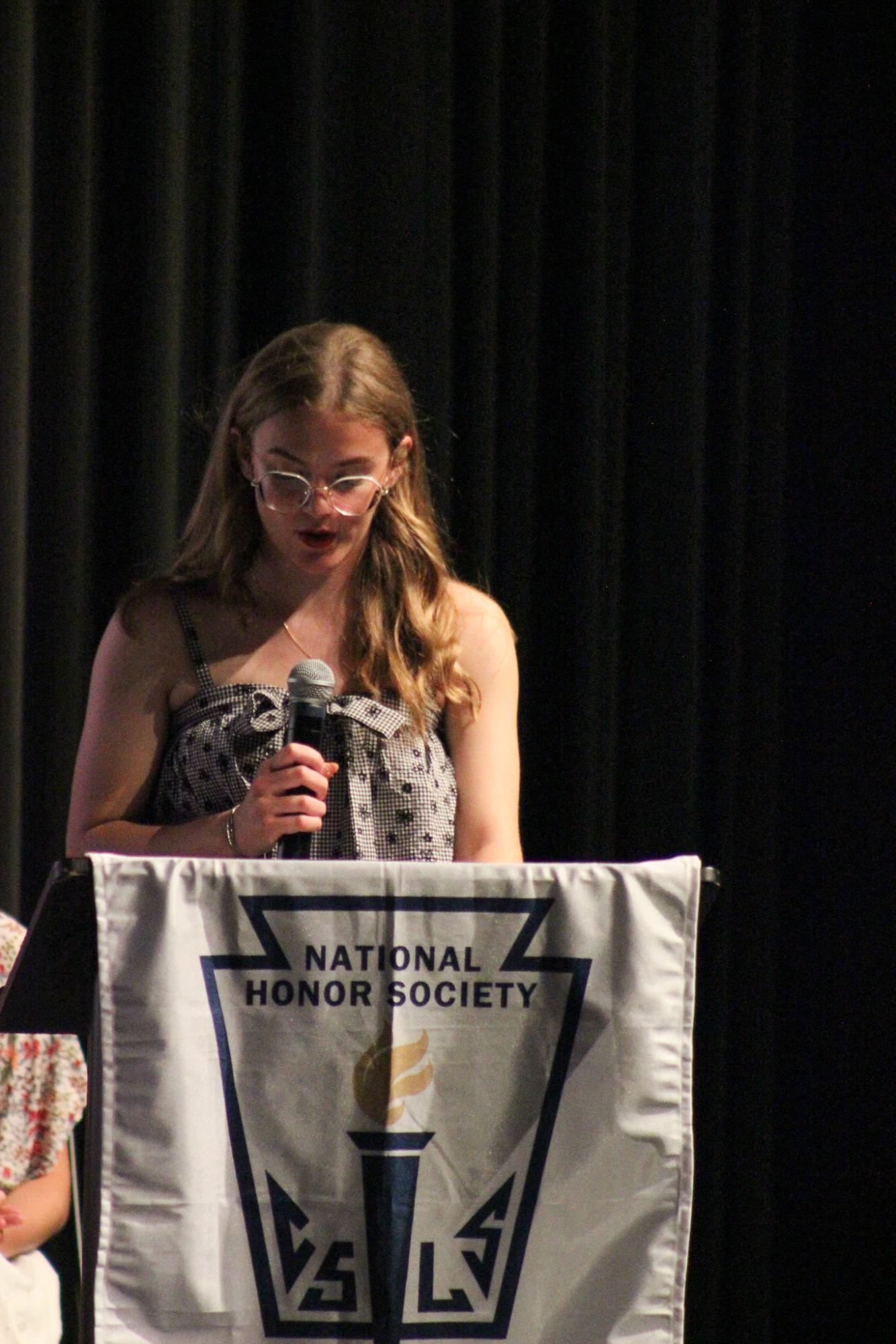 NHS Induction (Photos by Bree Stuhlsatz)