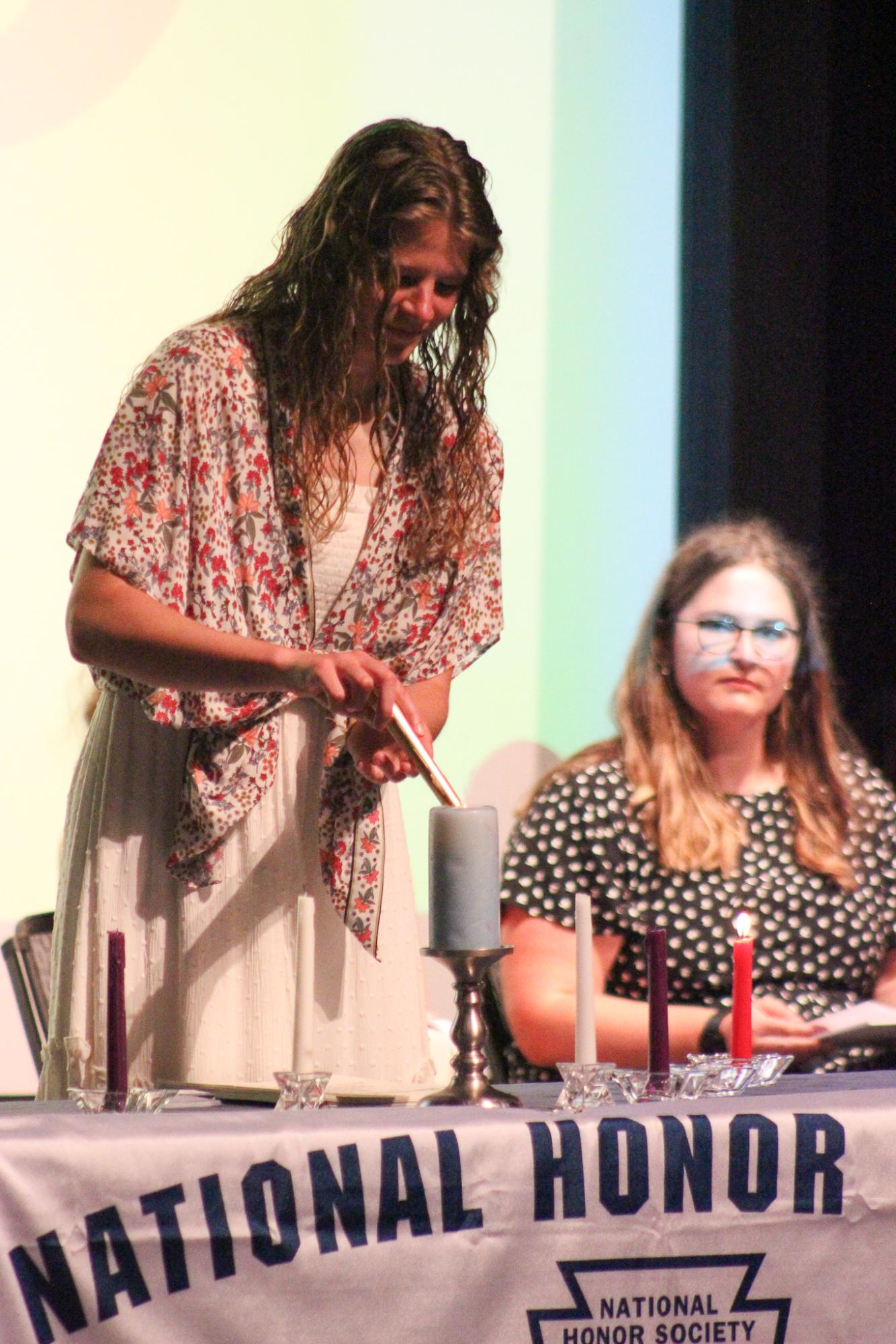 NHS Induction (Photos by Bree Stuhlsatz)