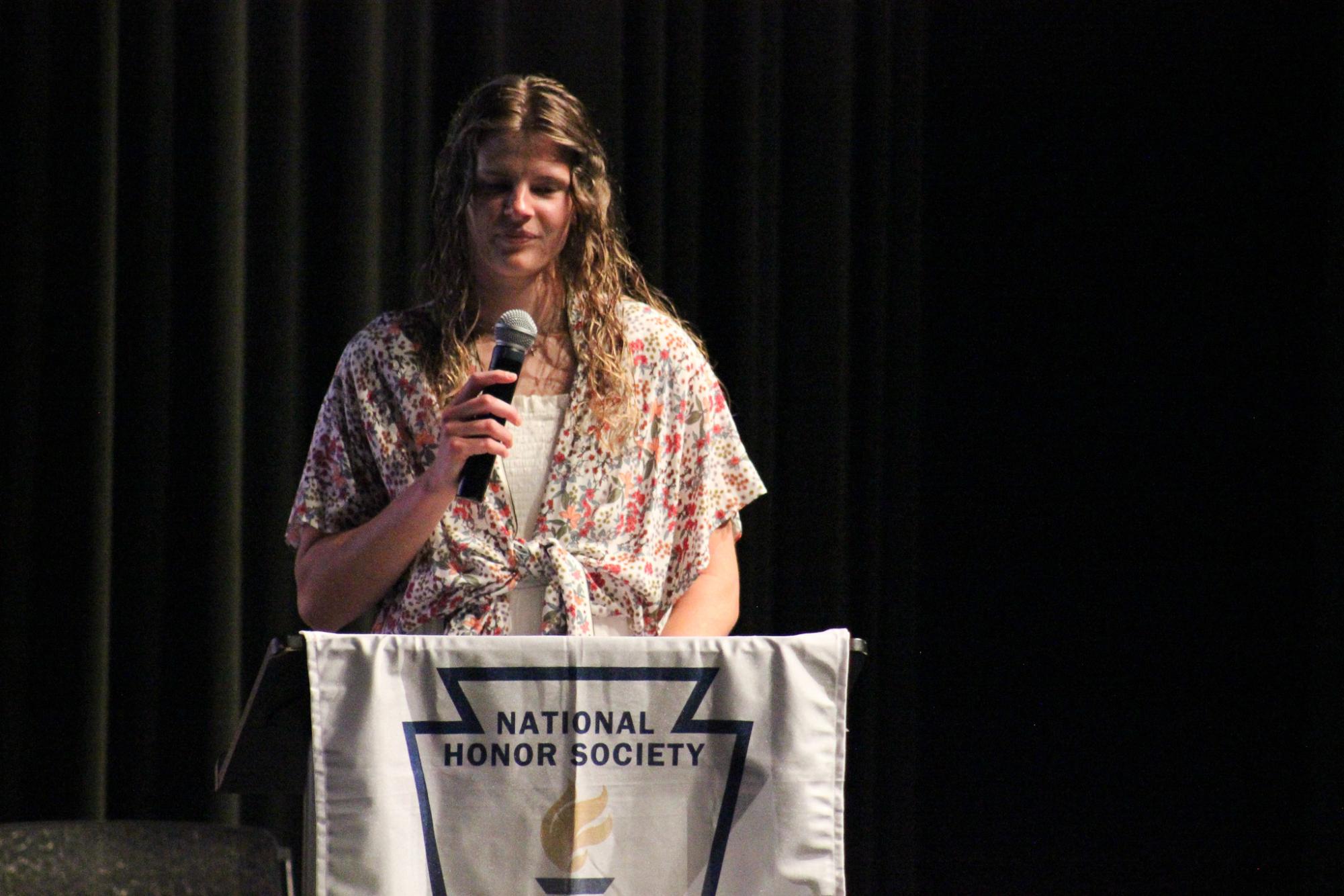 NHS Induction (Photos by Bree Stuhlsatz)