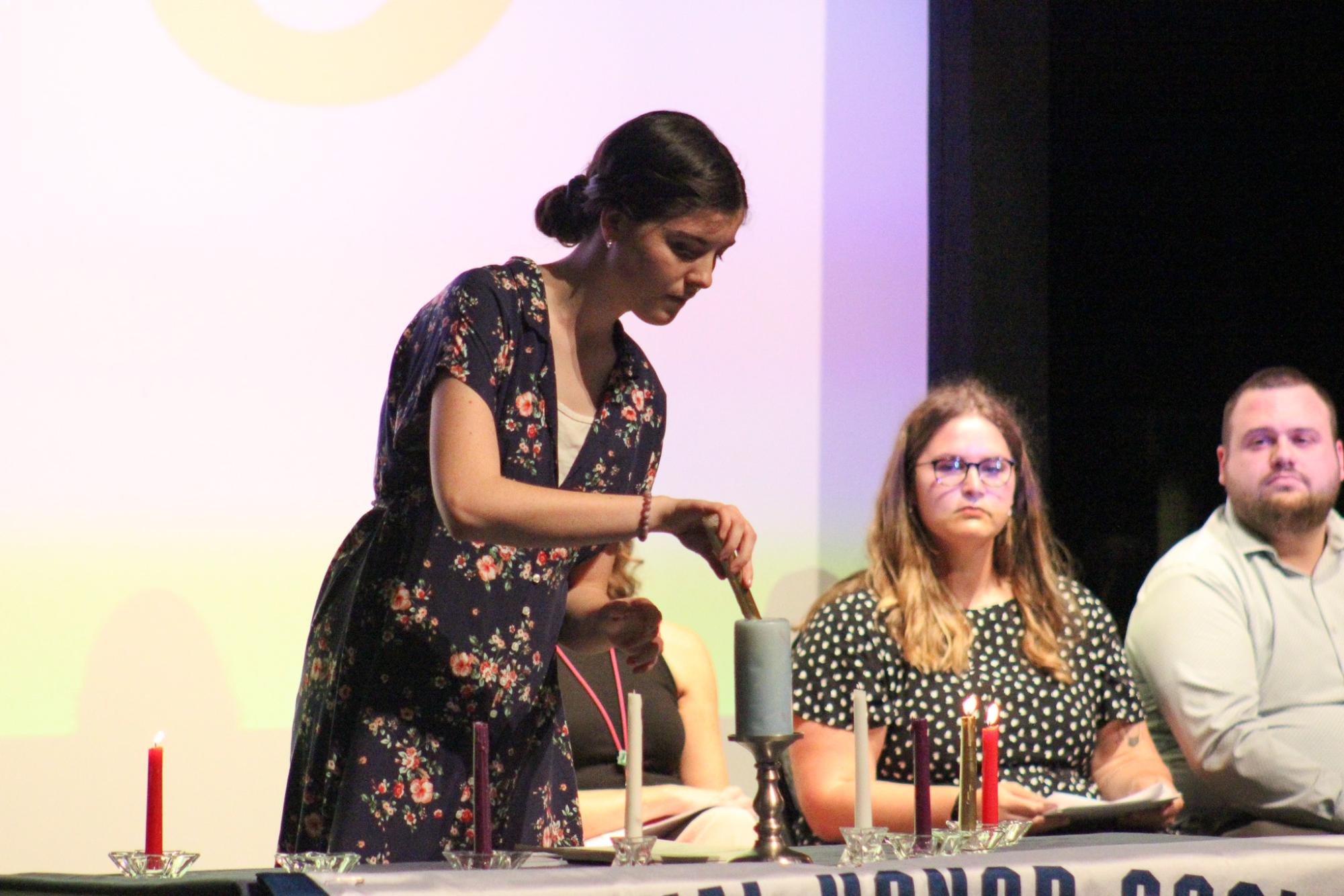 NHS Induction (Photos by Bree Stuhlsatz)
