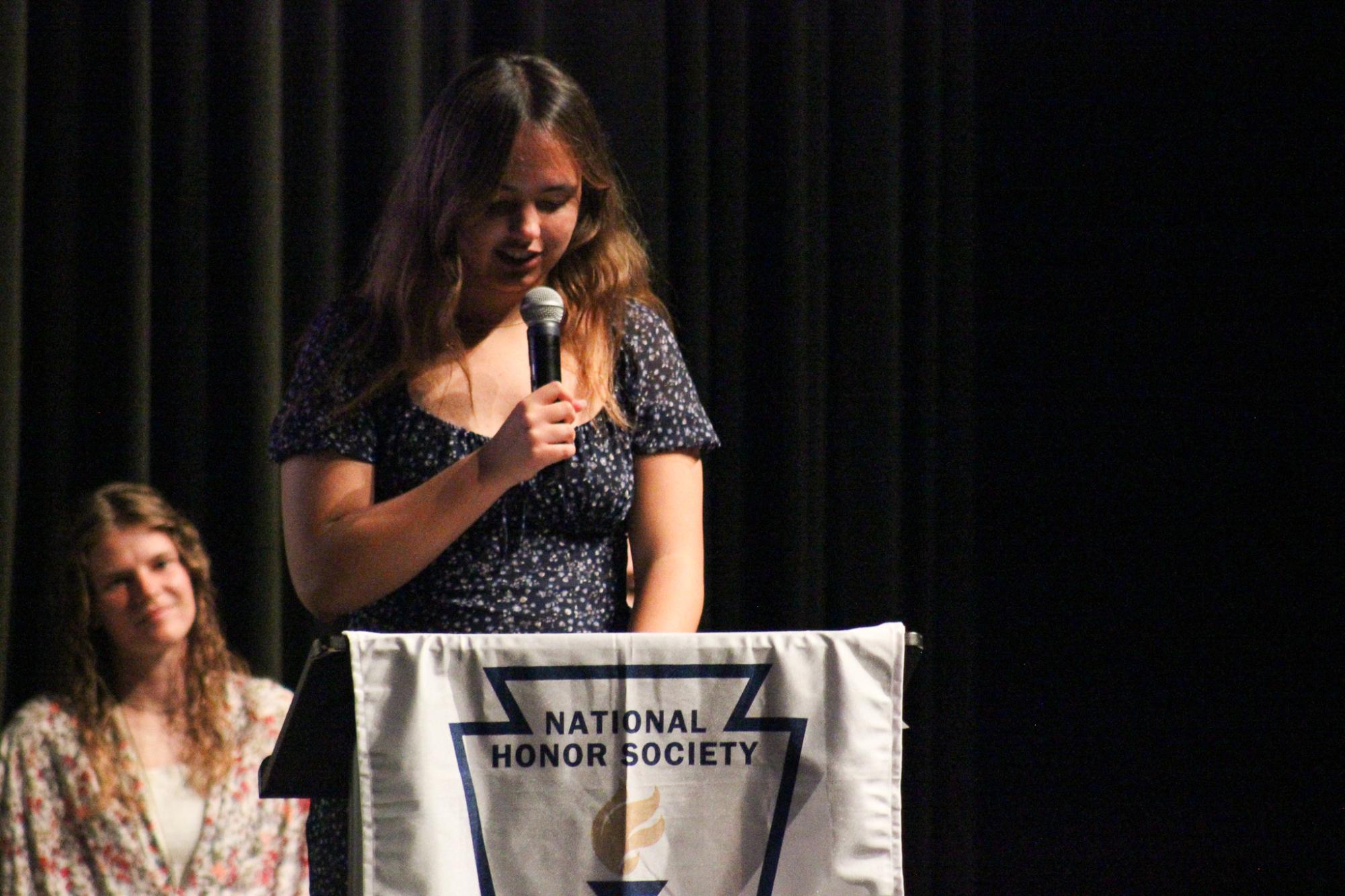 NHS Induction (Photos by Bree Stuhlsatz)