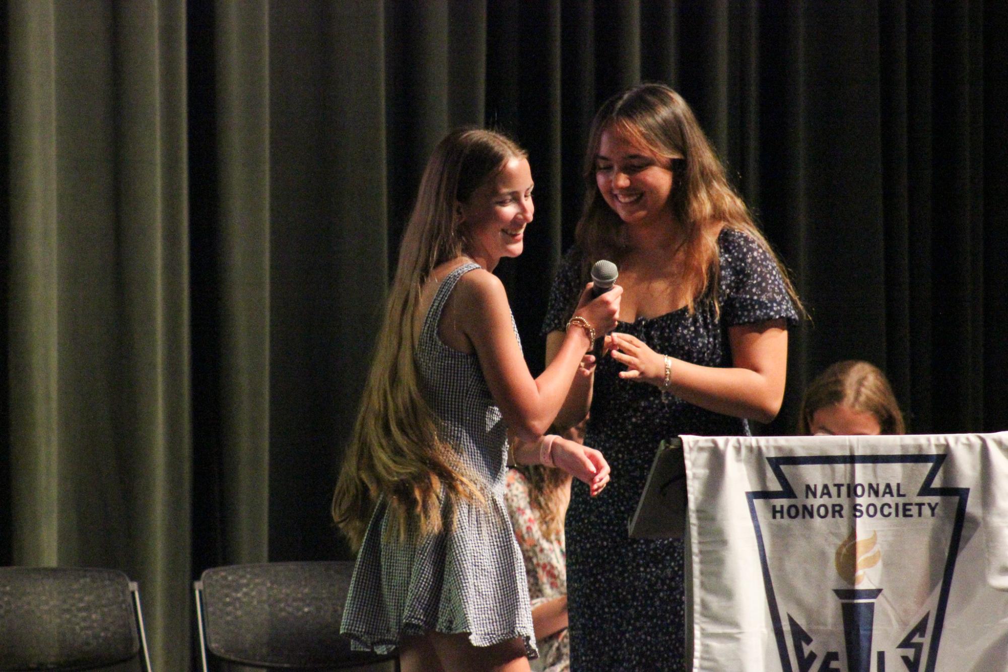 NHS Induction (Photos by Bree Stuhlsatz)