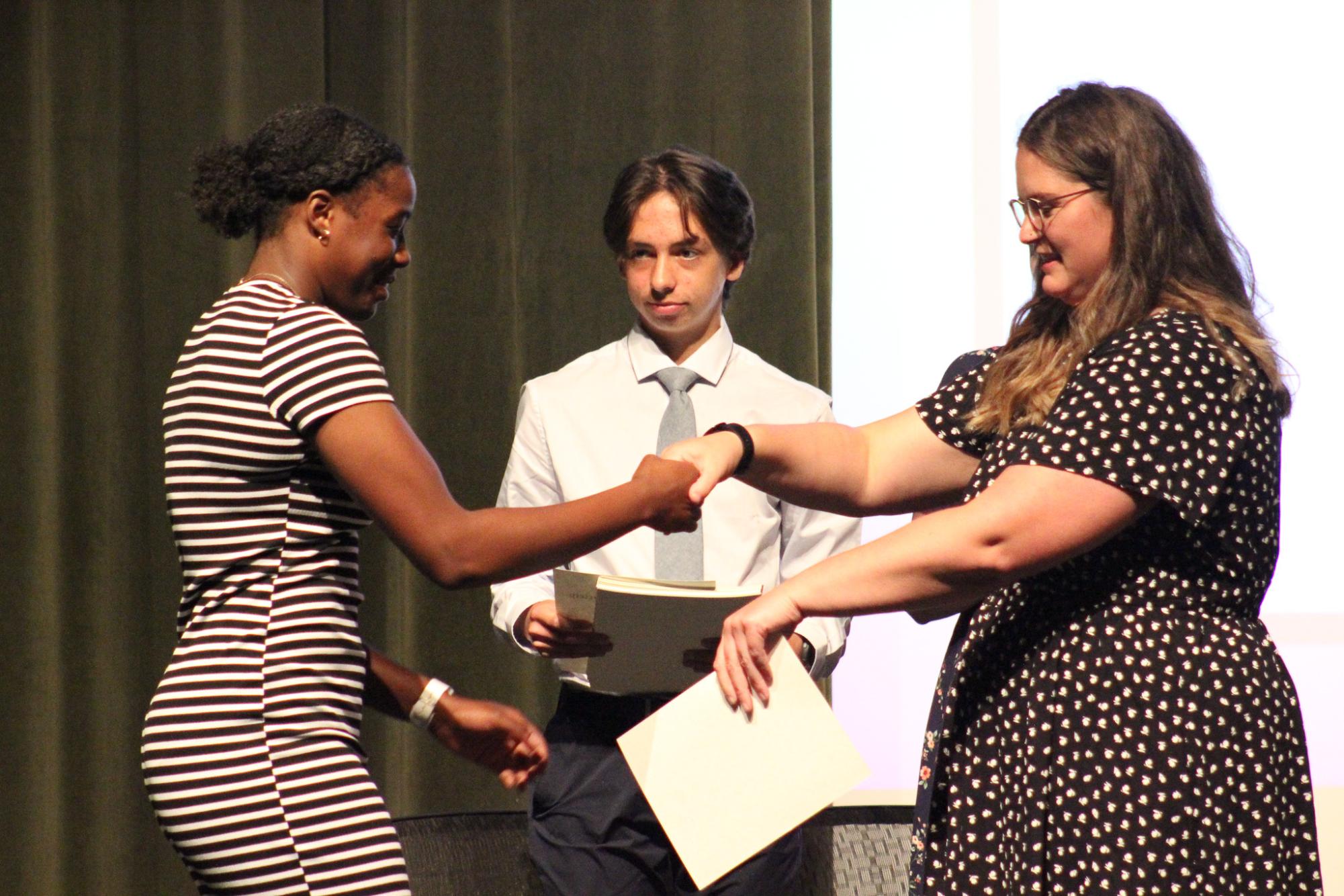 NHS Induction (Photos by Bree Stuhlsatz)