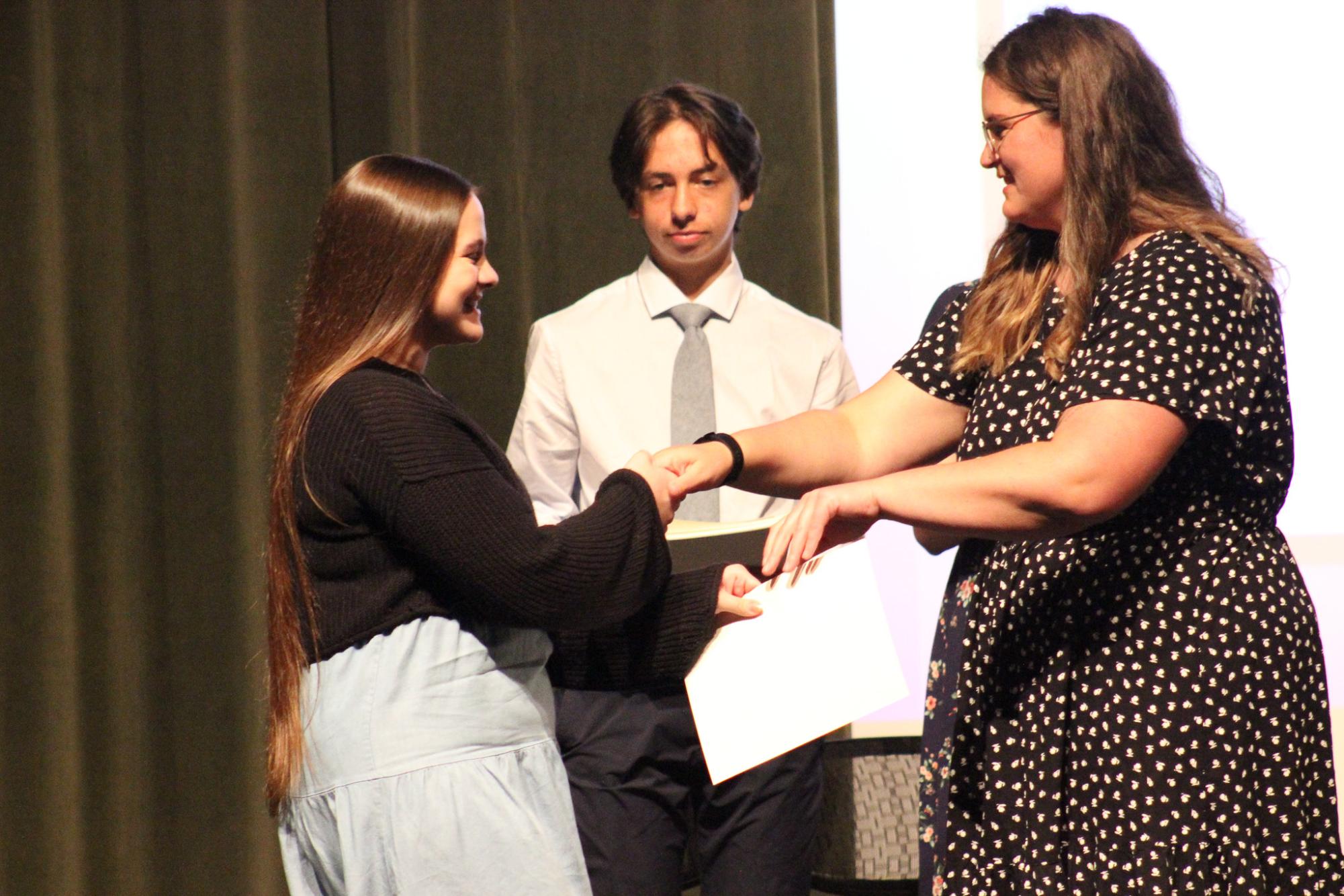 NHS Induction (Photos by Bree Stuhlsatz)