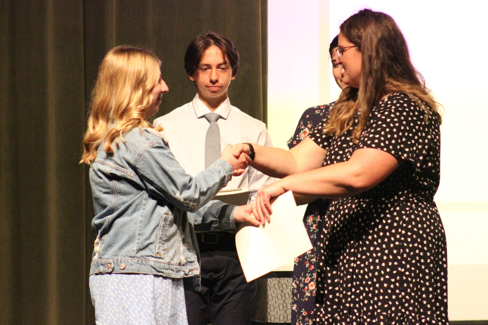 NHS Induction (Photos by Bree Stuhlsatz)