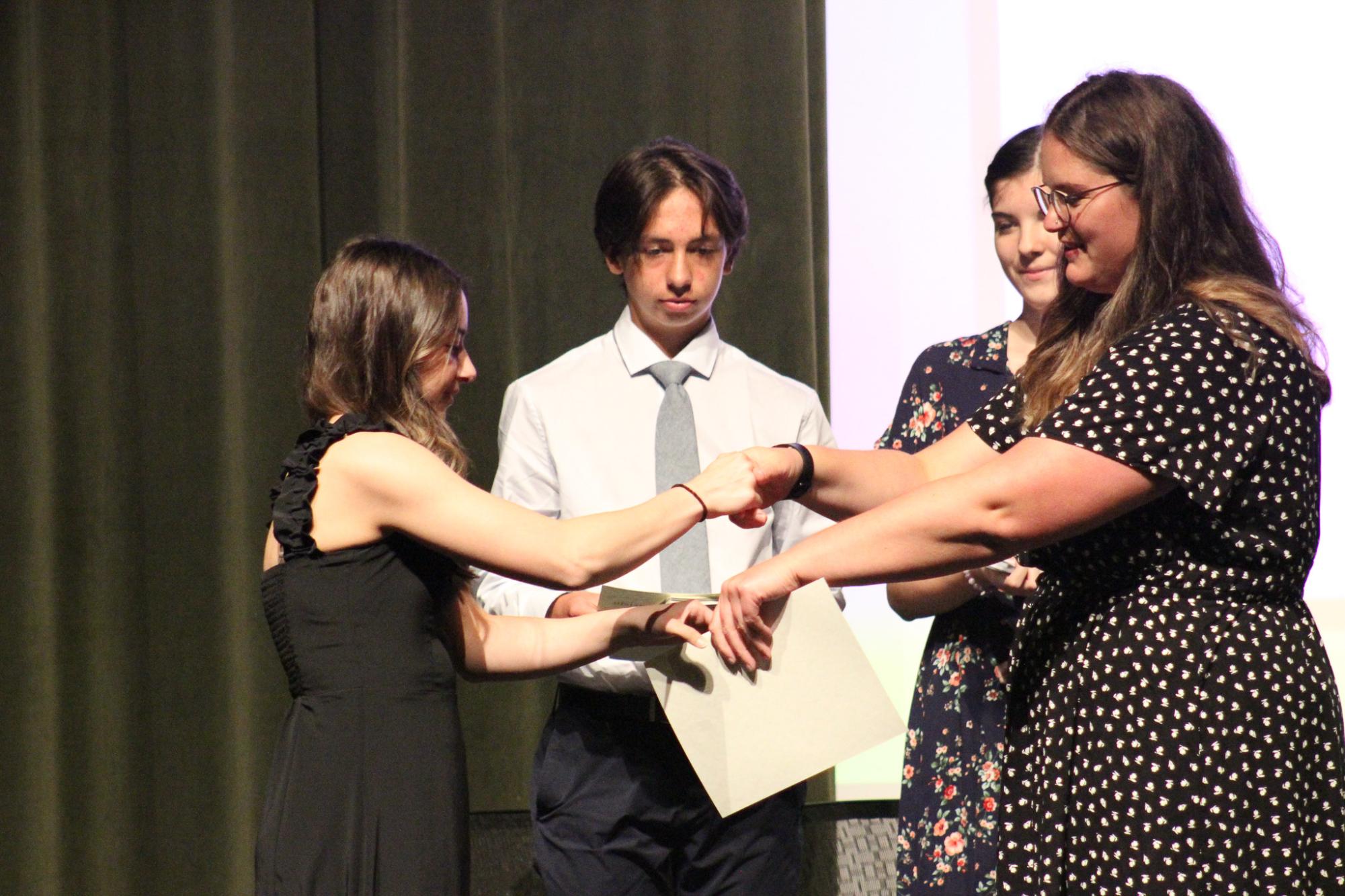 NHS Induction (Photos by Bree Stuhlsatz)