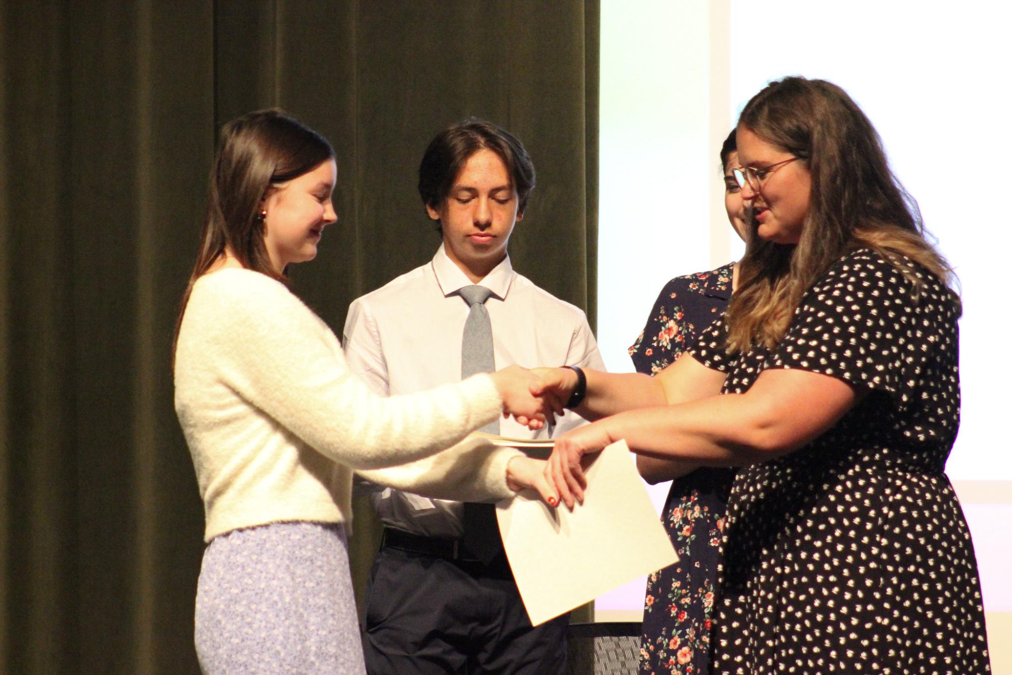 NHS Induction (Photos by Bree Stuhlsatz)