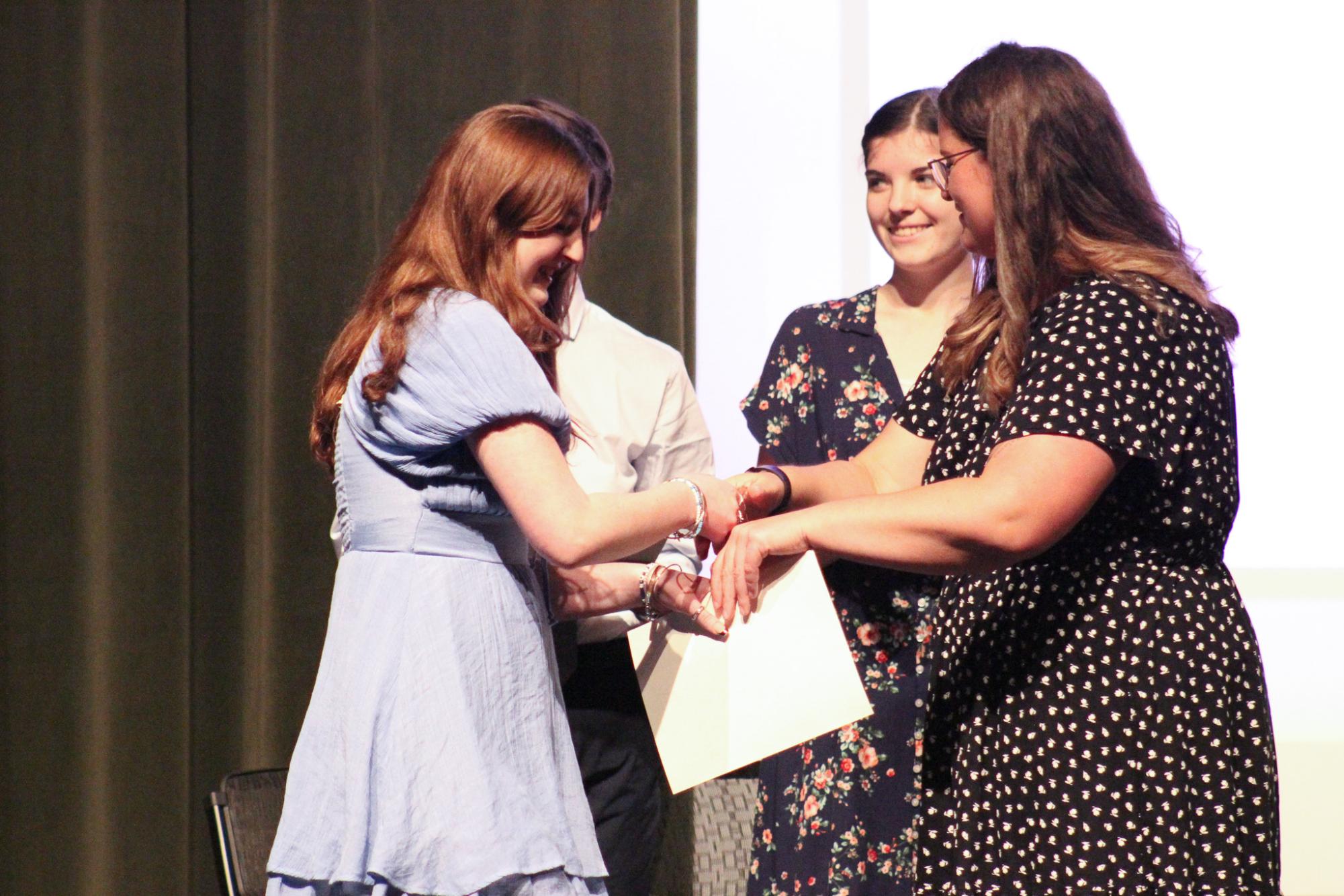 NHS Induction (Photos by Bree Stuhlsatz)