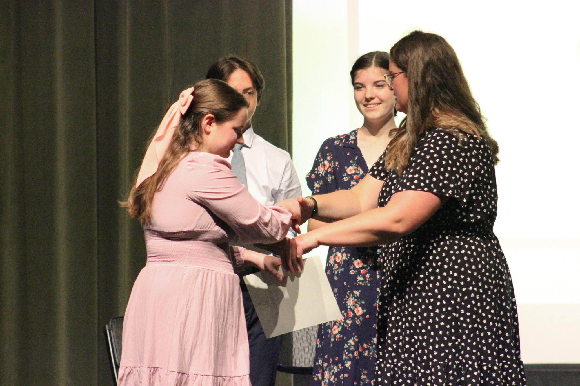 NHS Induction (Photos by Bree Stuhlsatz)