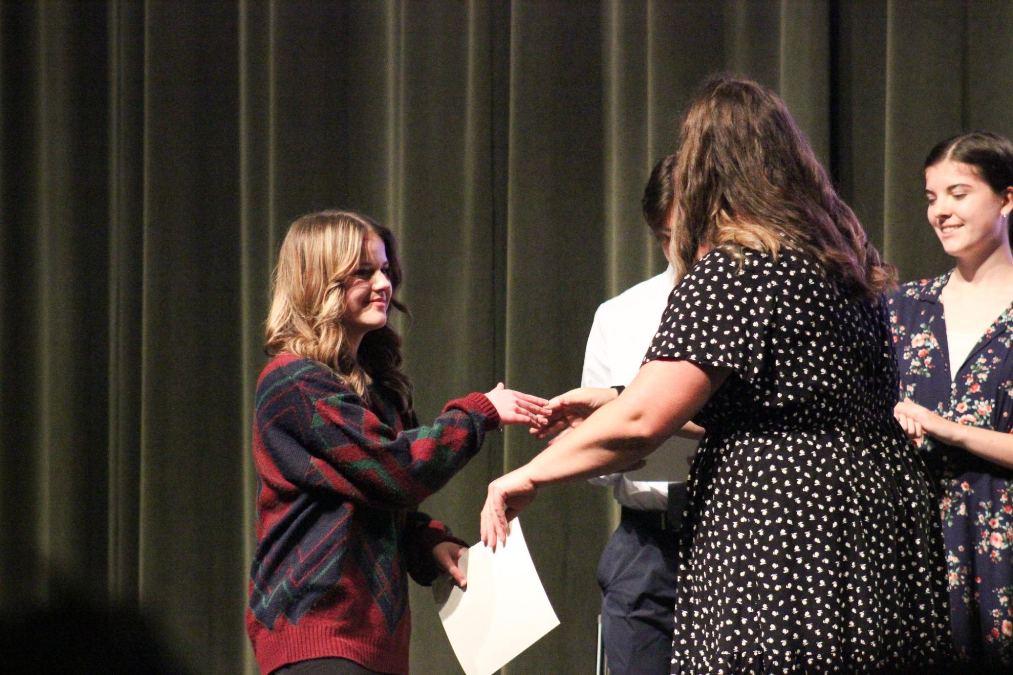 NHS Induction (Photos by Bree Stuhlsatz)