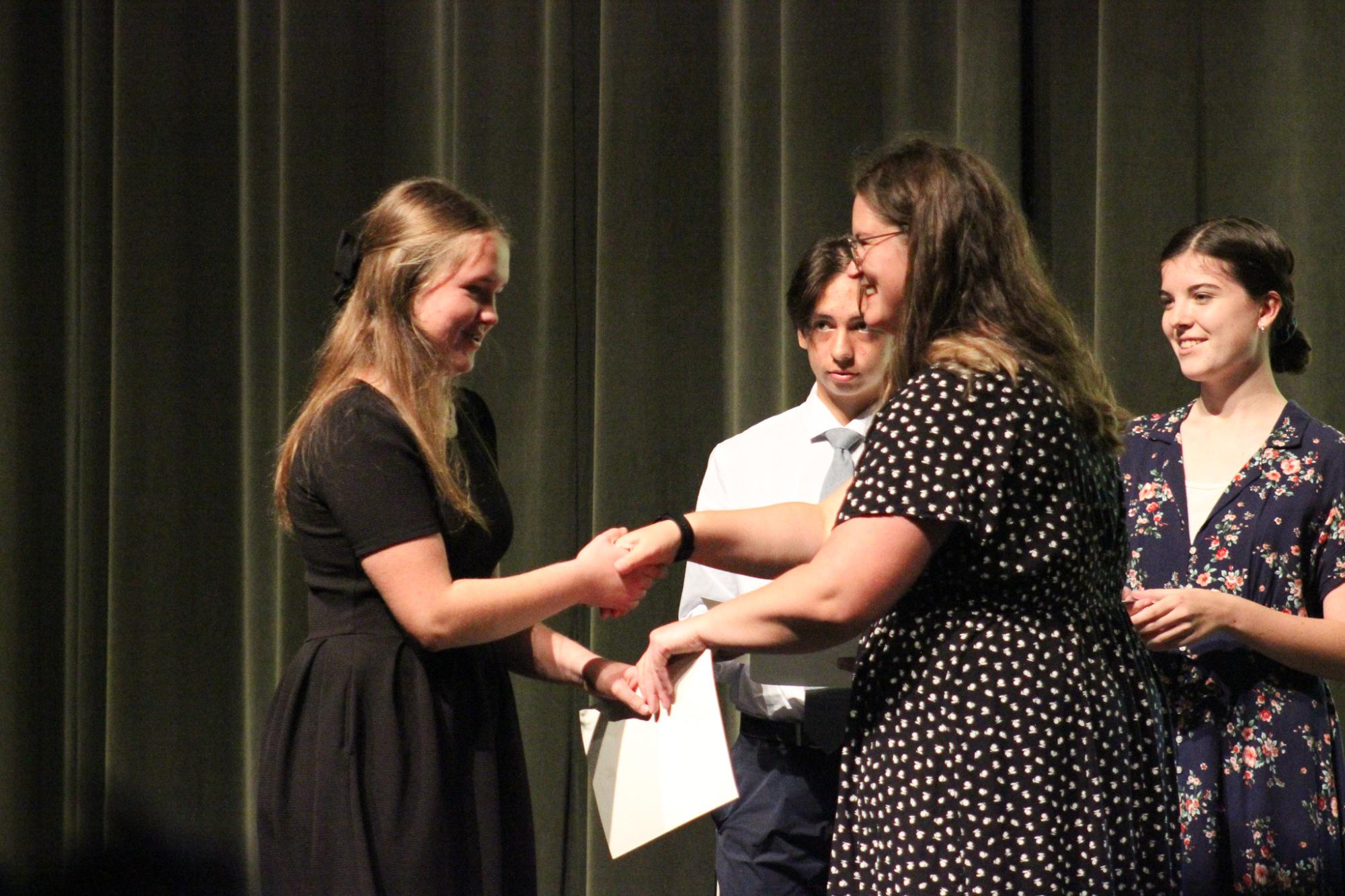 NHS Induction (Photos by Bree Stuhlsatz)
