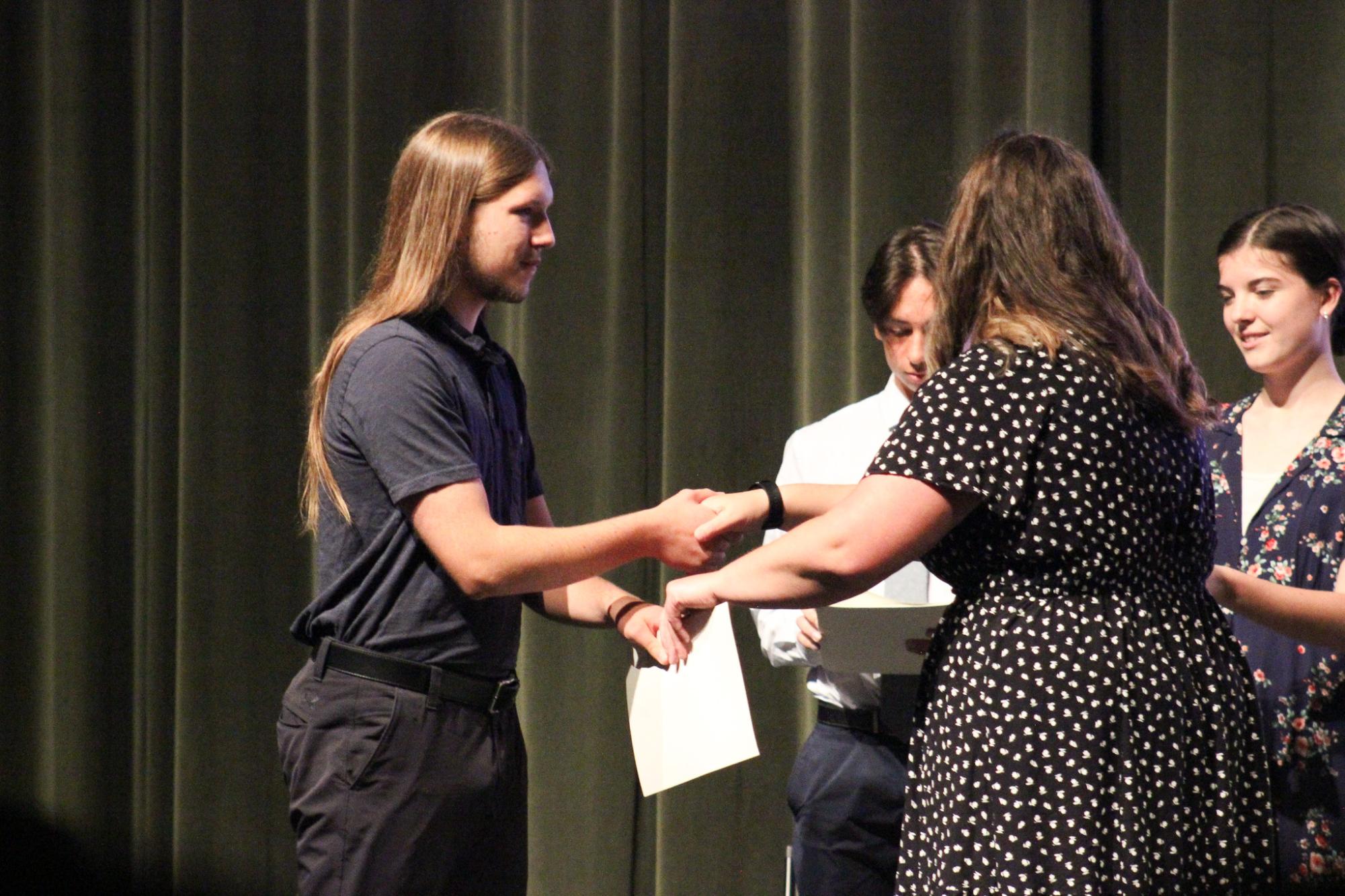 NHS Induction (Photos by Bree Stuhlsatz)