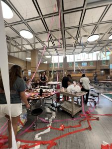 The class of 2025 set up their senior prank on May 13.
