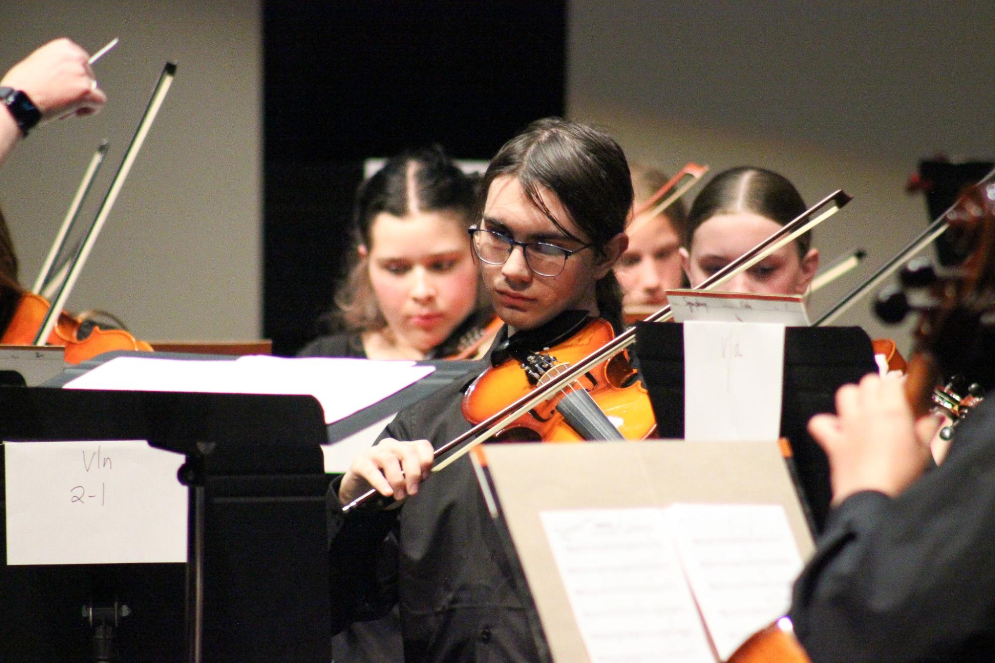 Middle School and Symphony Orchestra Concert (Photos by Bree Stuhlsatz)
