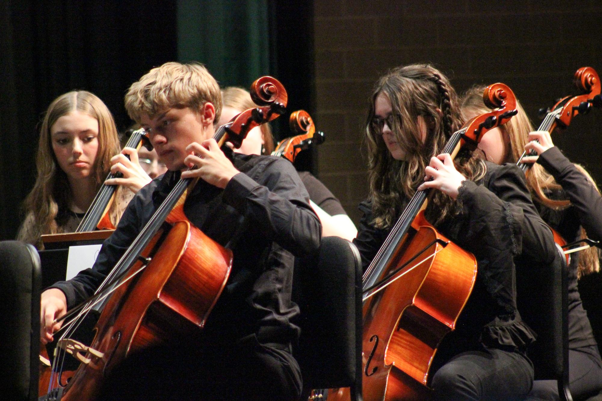 Middle School and Symphony Orchestra Concert (Photos by Bree Stuhlsatz)
