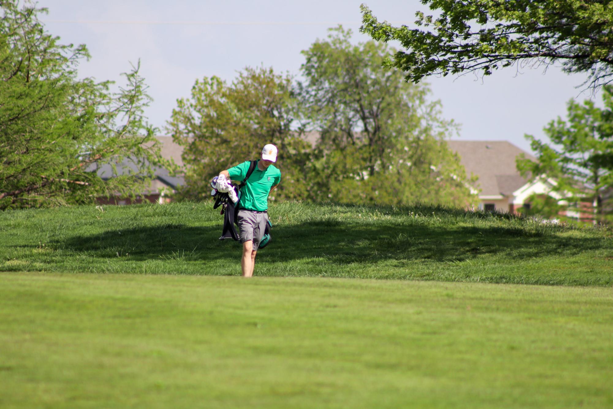 Golf at home (Photos by Kaelyn Kissack)