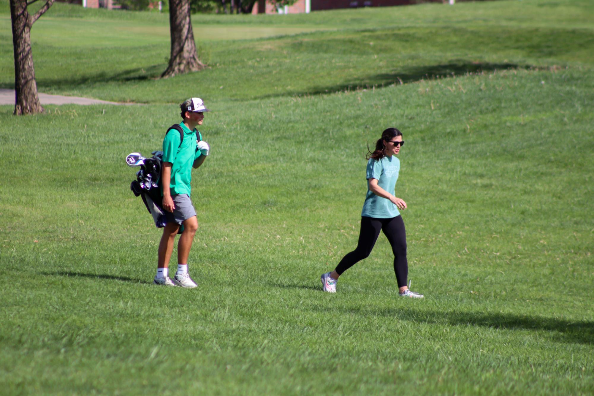 Golf at home (Photos by Kaelyn Kissack)