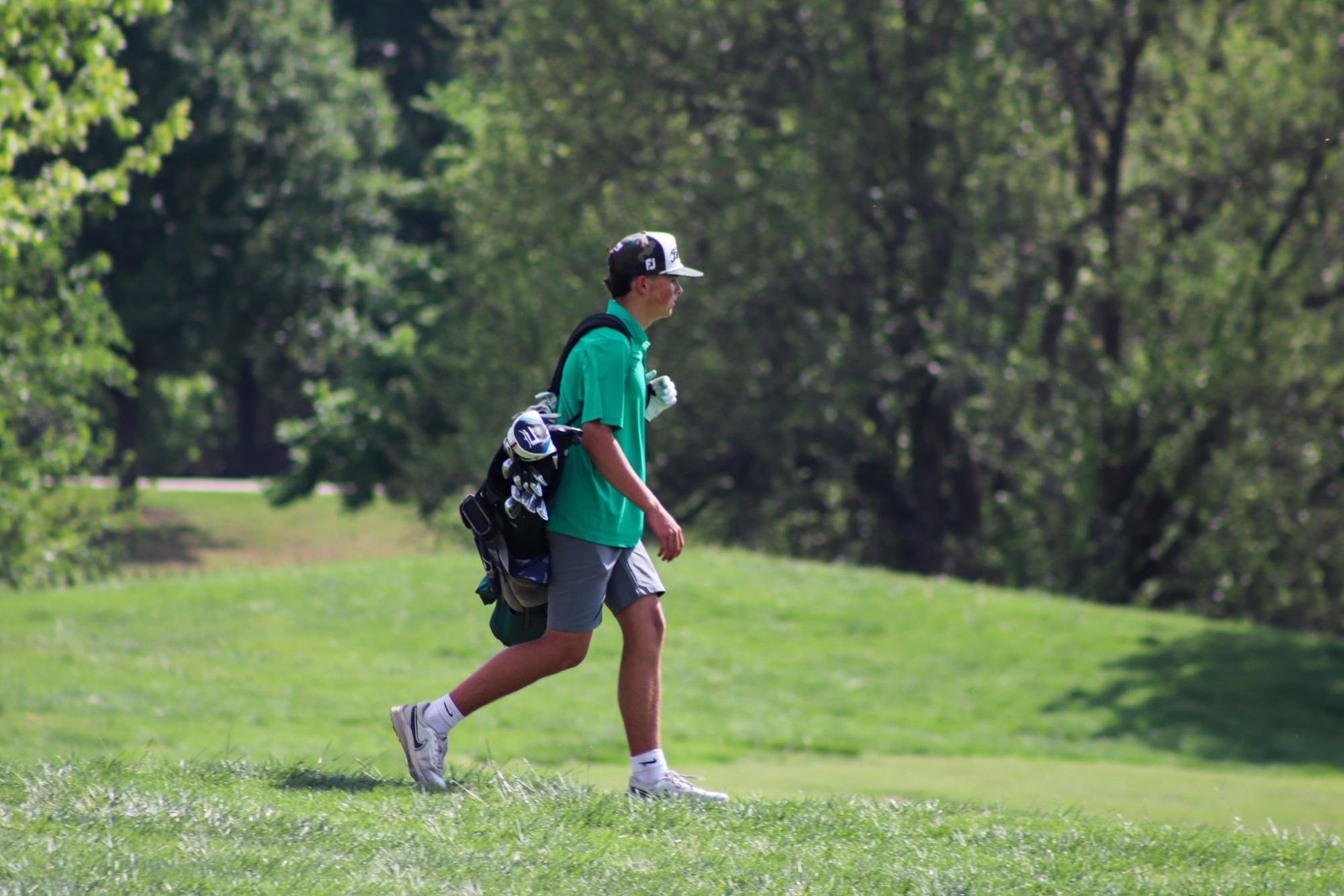Golf at home (Photos by Kaelyn Kissack)